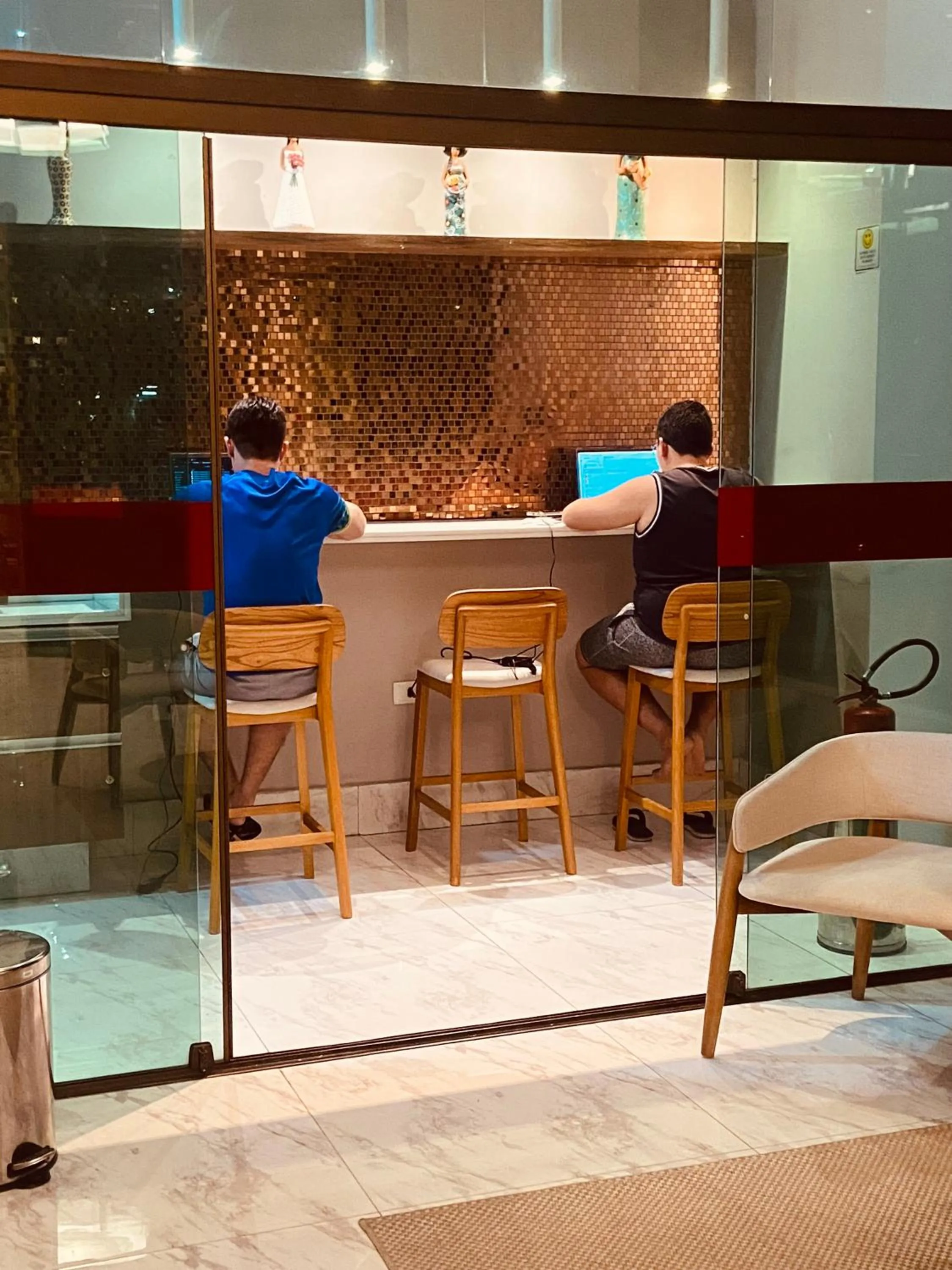 Communal lounge/ TV room in Hotel Enseada Boa Viagem