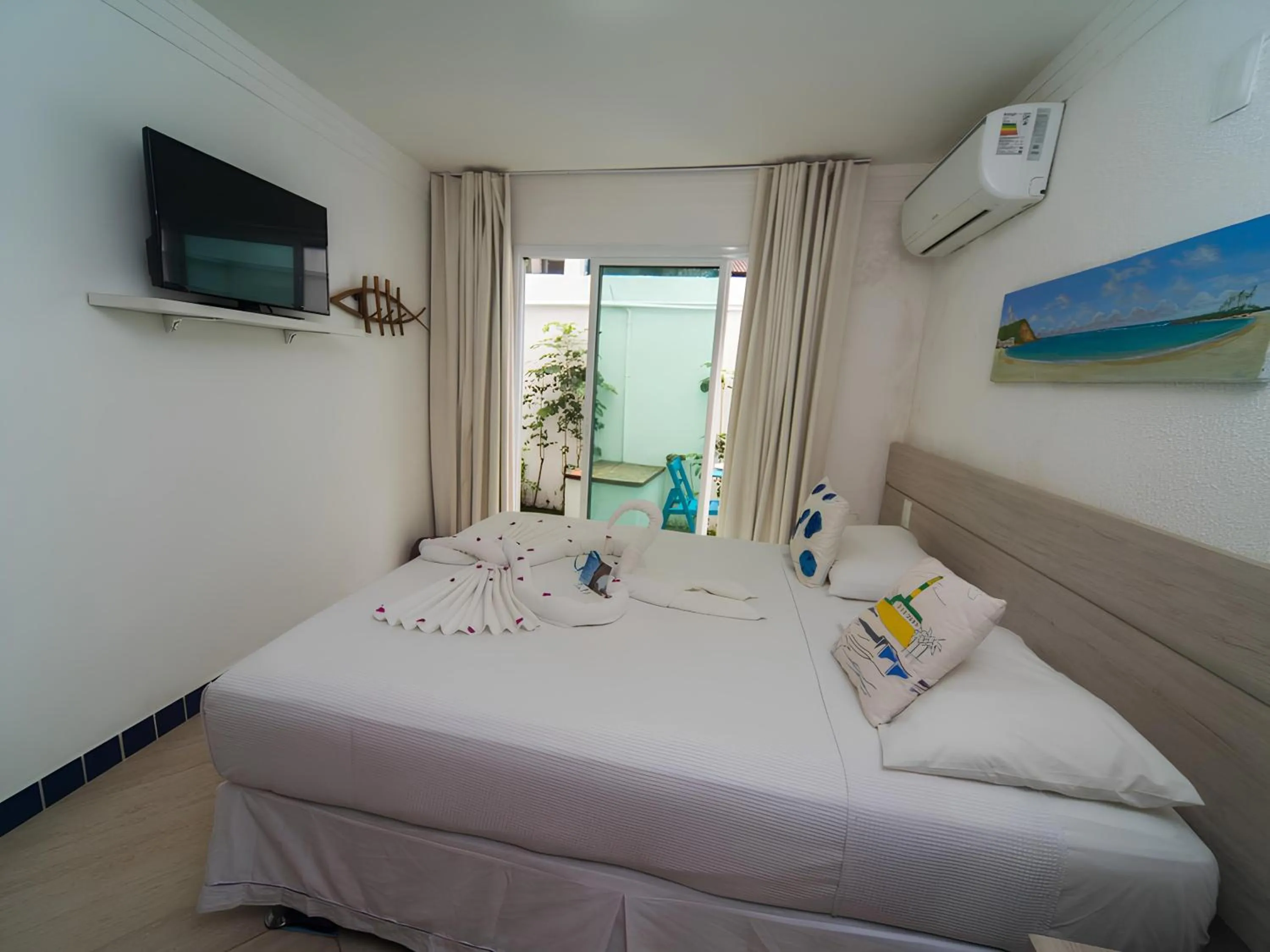 Bed in Pousada Bahia Inn