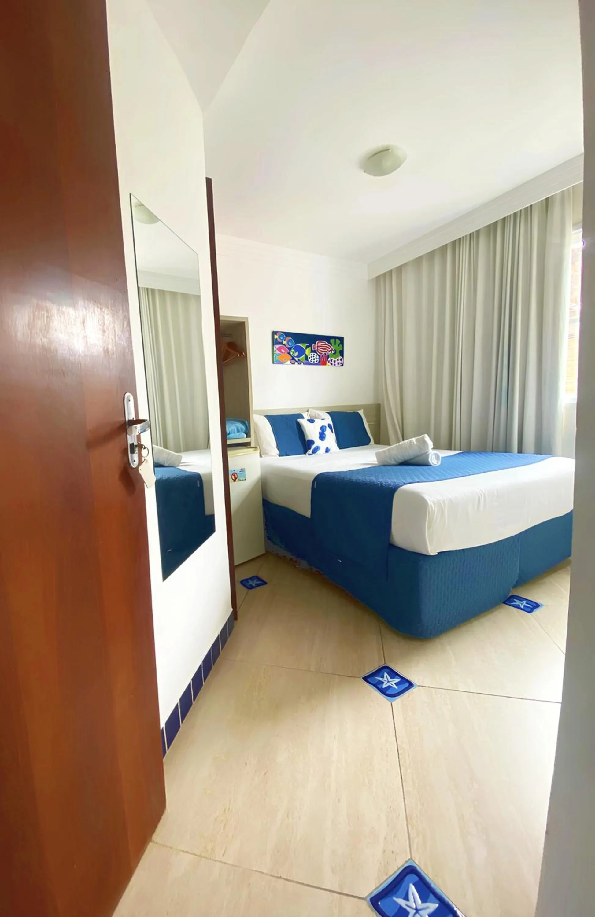 Bed in Pousada Bahia Inn