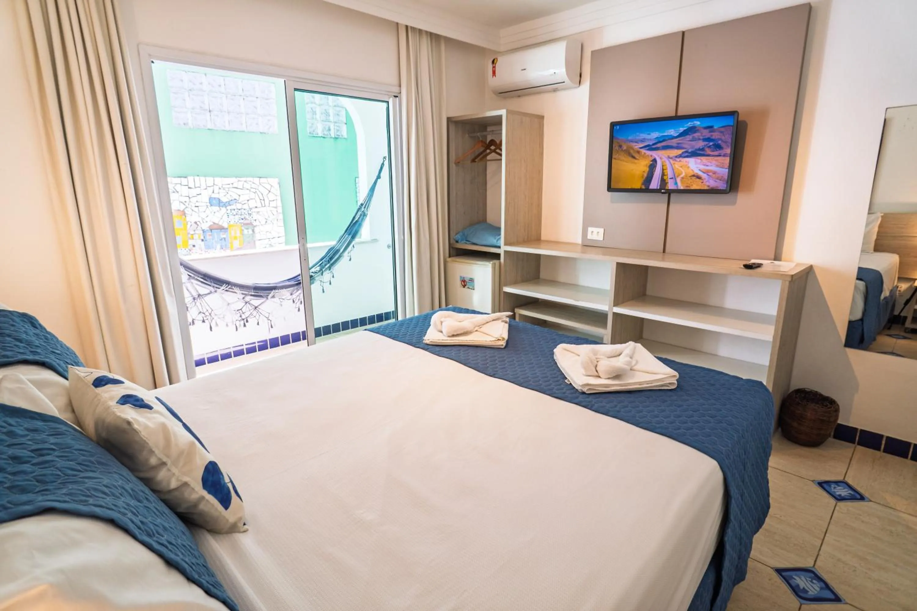 Bed in Pousada Bahia Inn