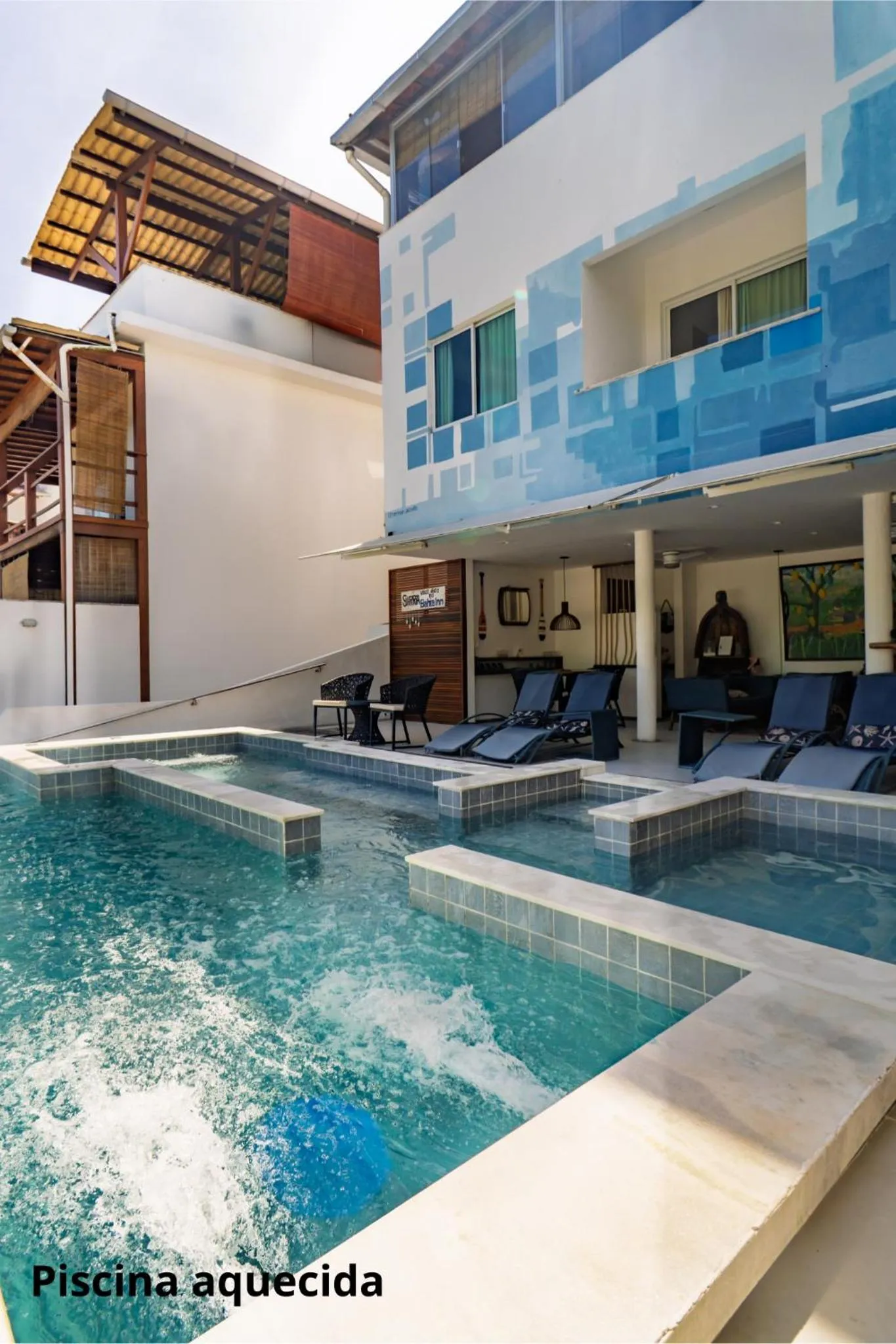 Pool view in Pousada Bahia Inn