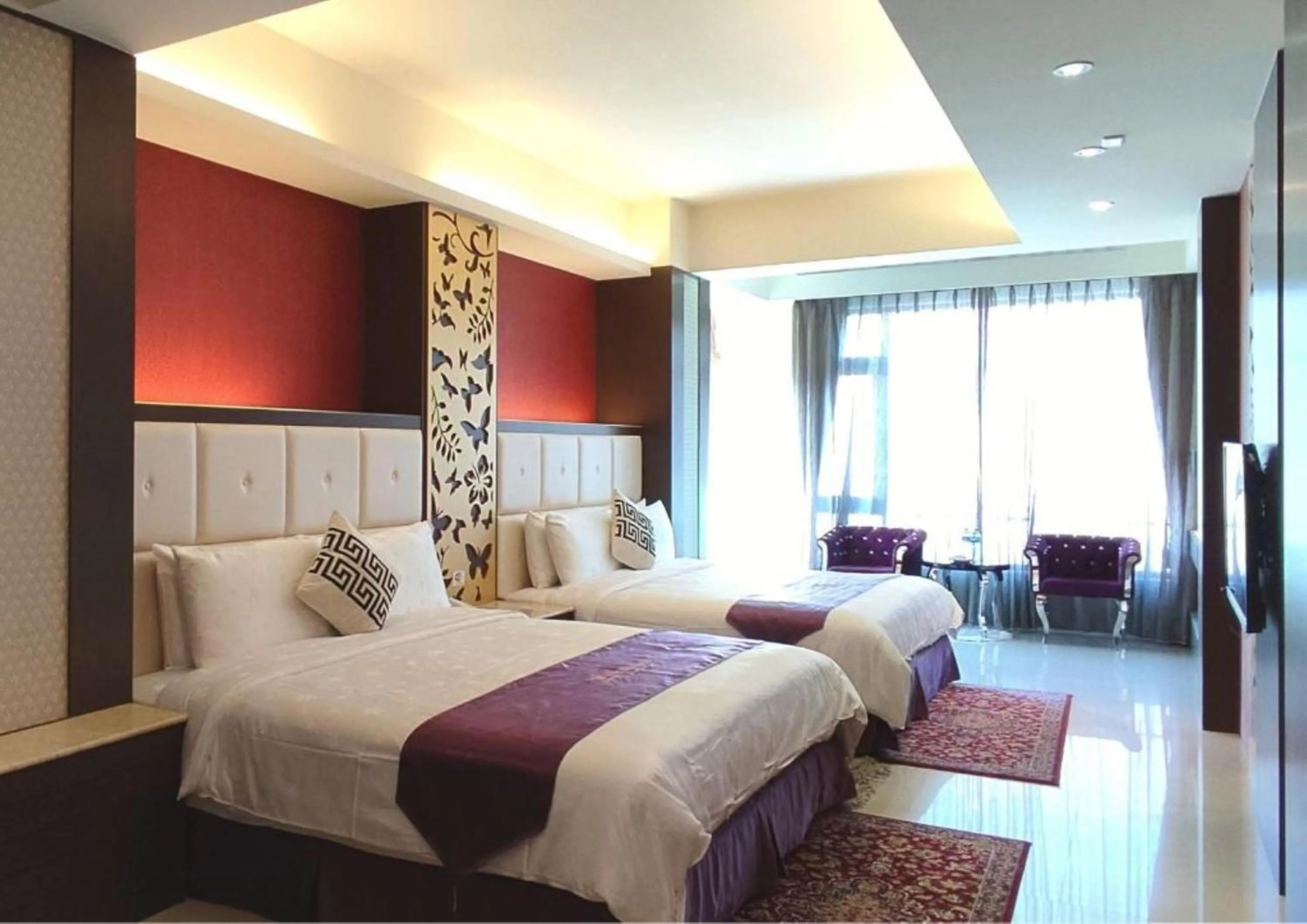 Bed in Cherry Feast Resort