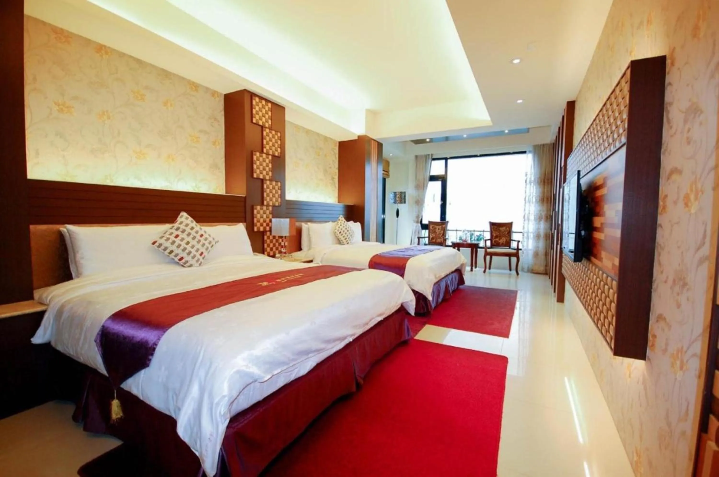 Bed in Cherry Feast Resort