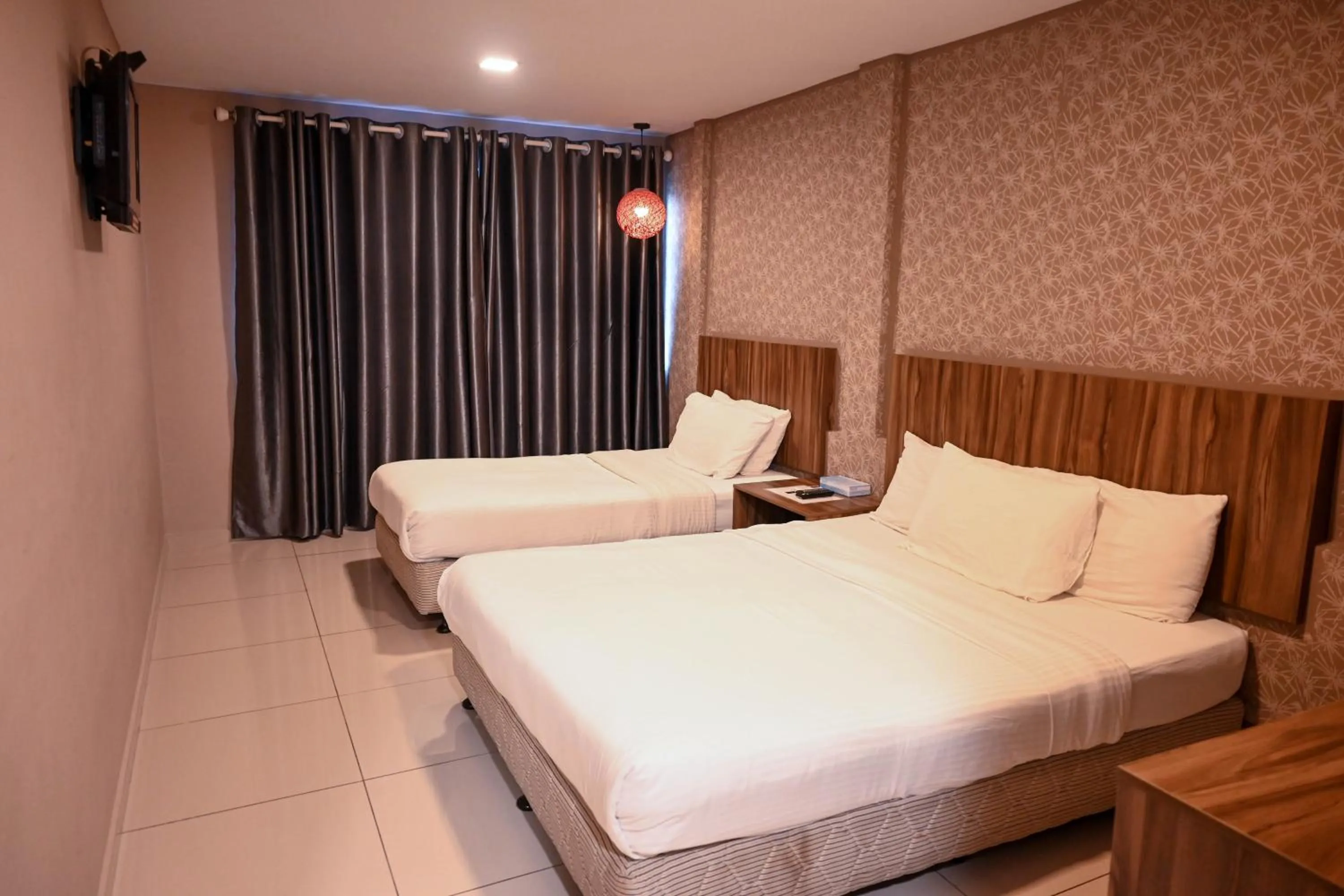 Bed in Hotel Jelai @ Raub, Pahang