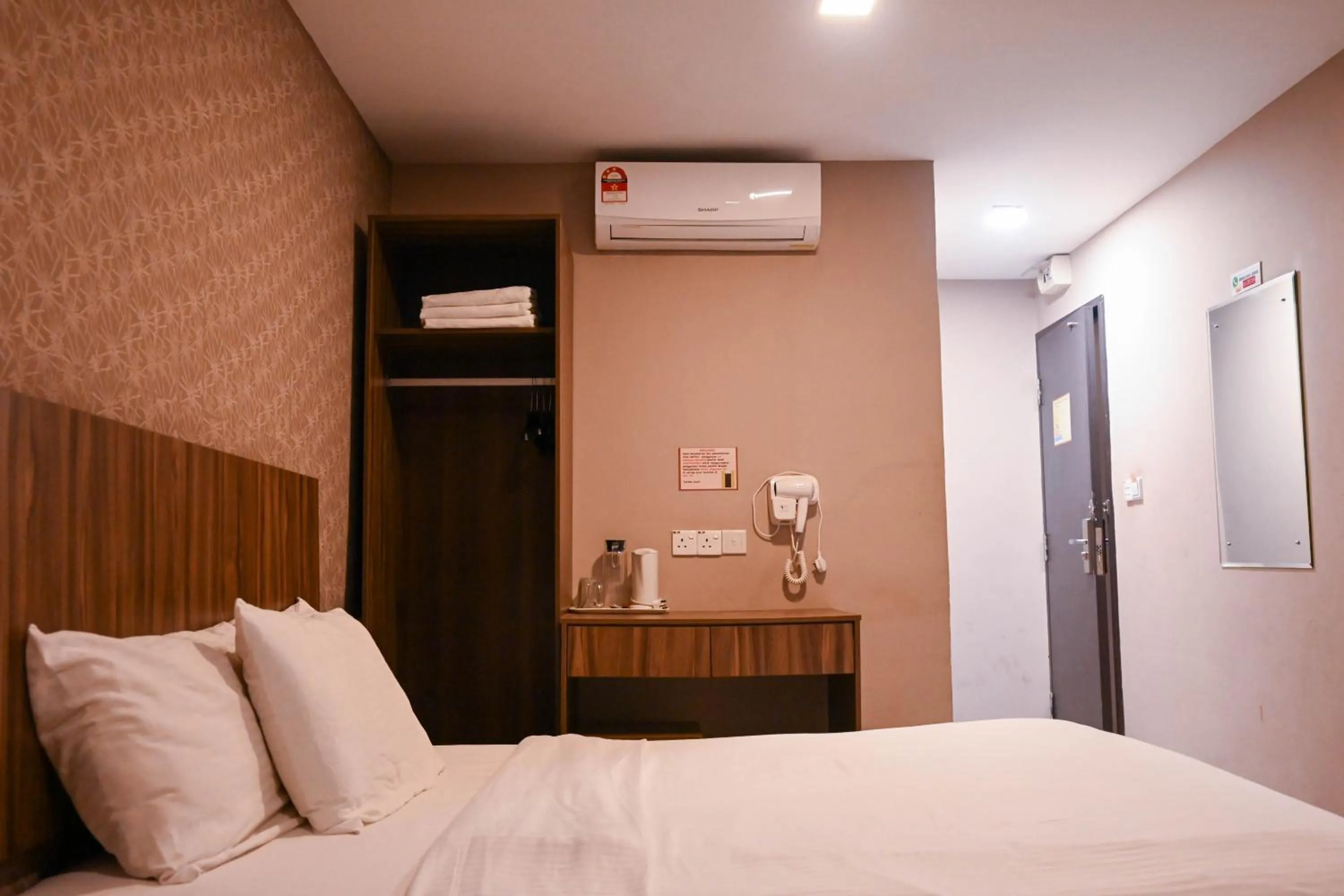 Bed in Hotel Jelai @ Raub, Pahang