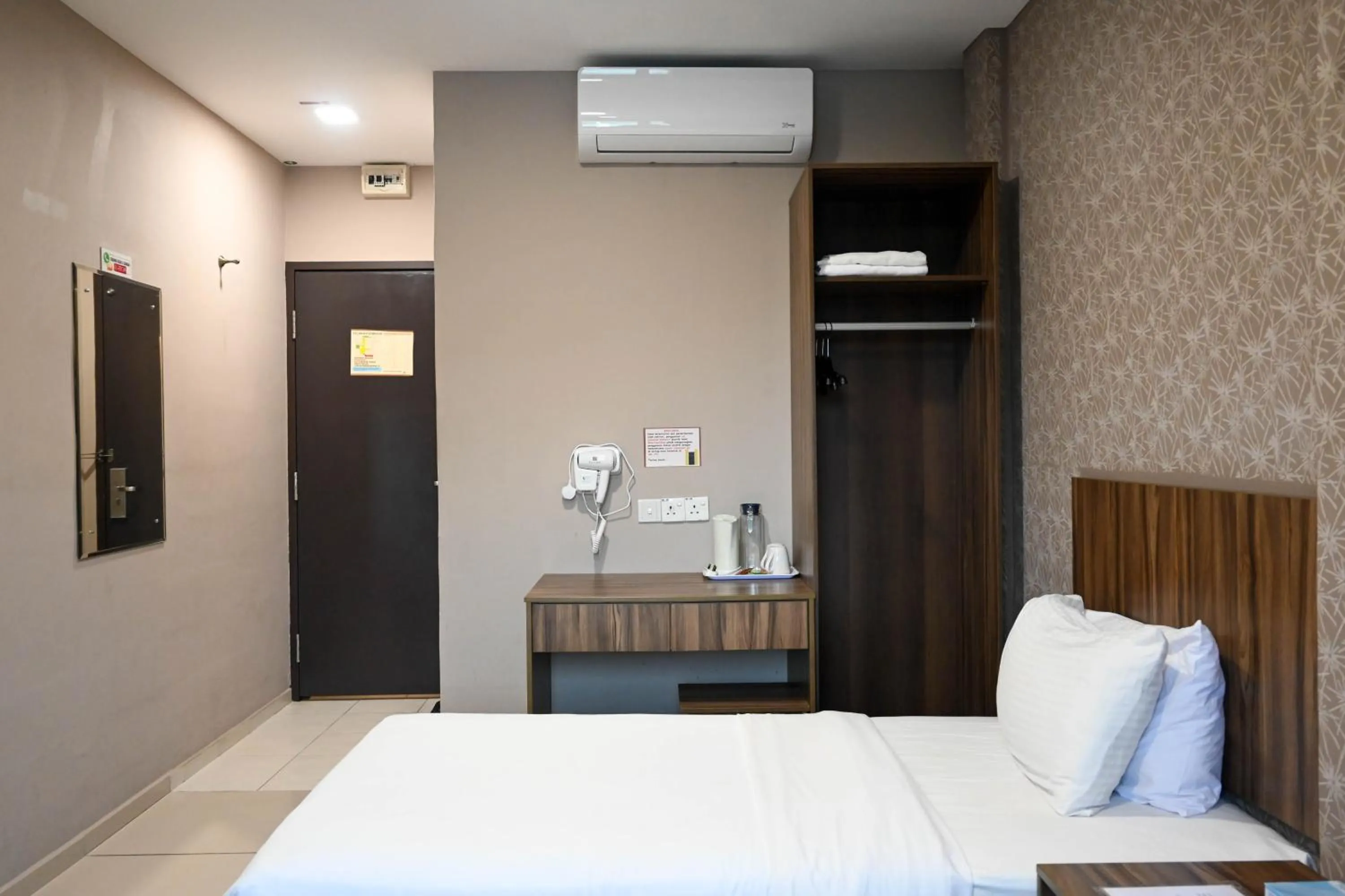 Bed in Hotel Jelai @ Raub, Pahang