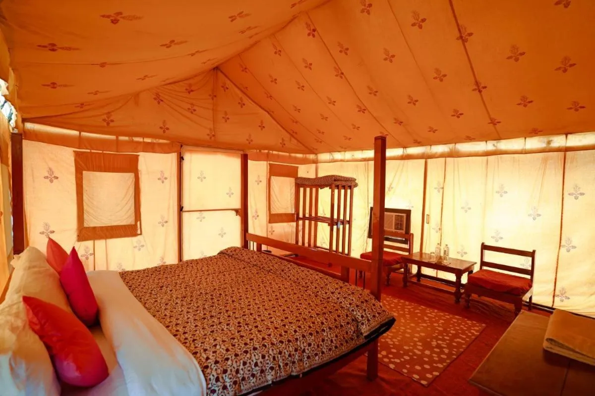 Bed in Prince Desert Camp