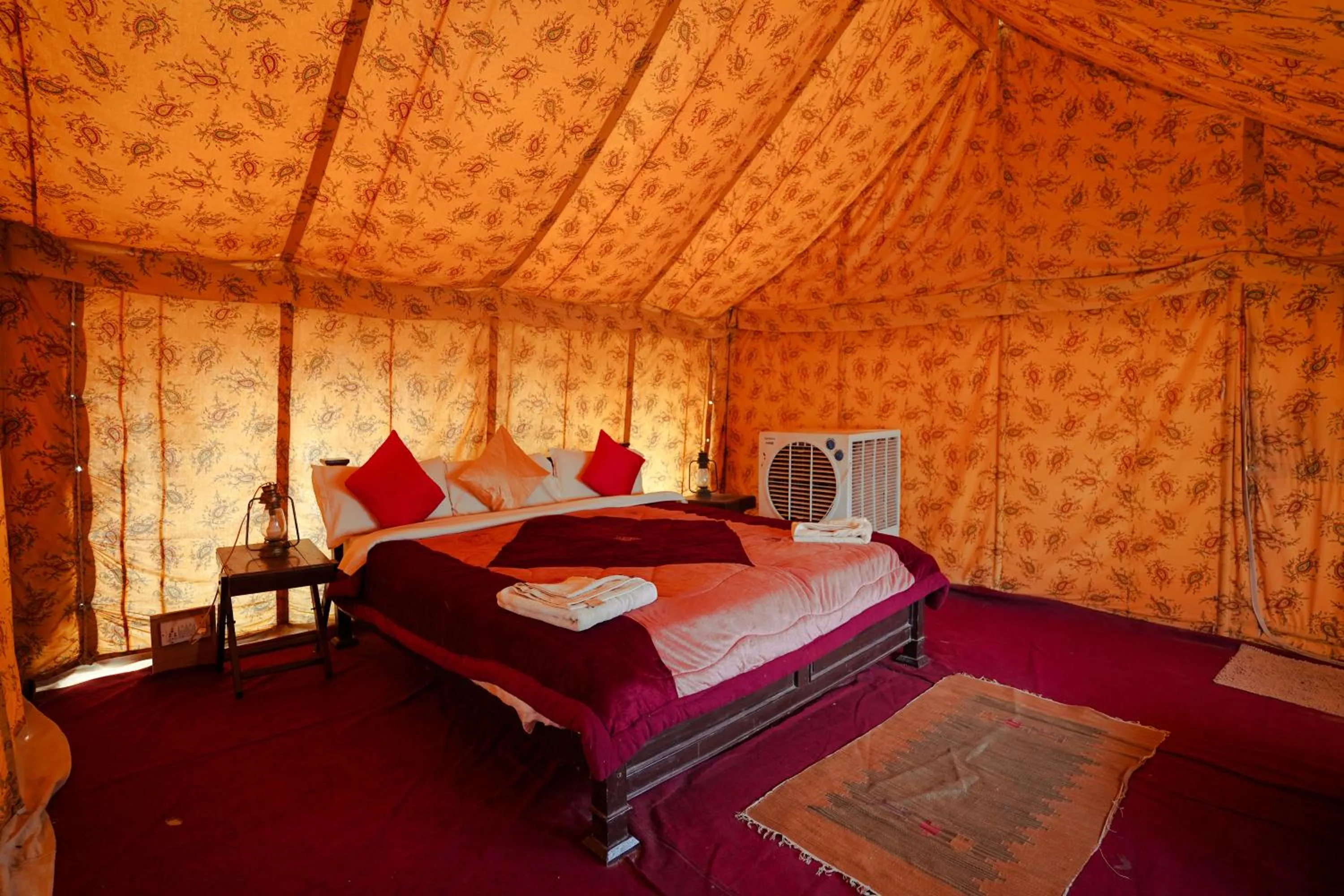 Bed in Prince Desert Camp