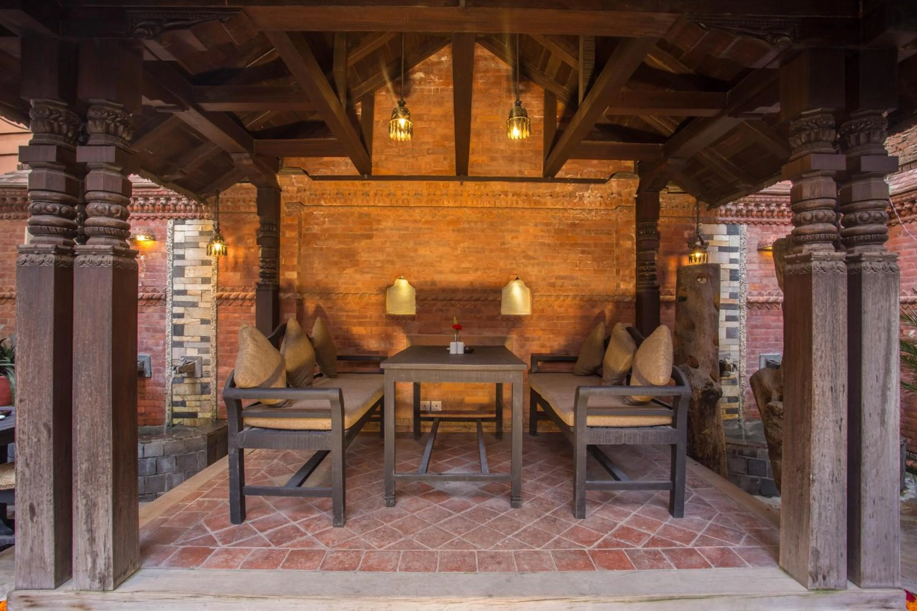 Lounge or bar in Hotel Marshyangdi