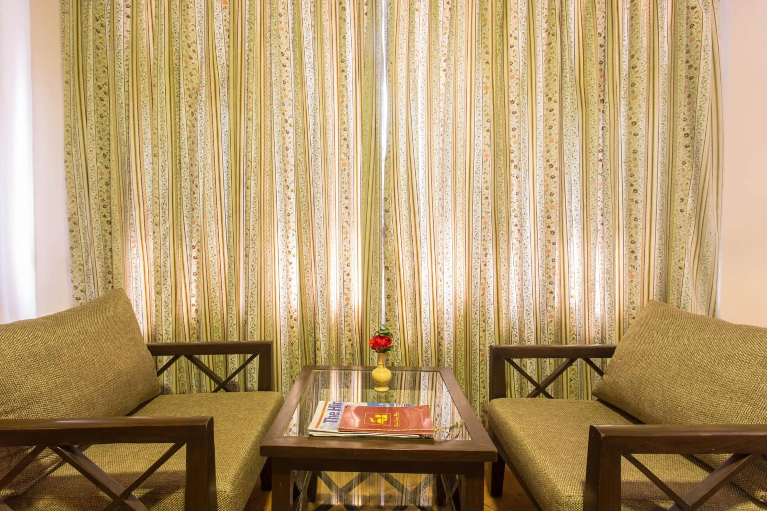 Seating area in Hotel Marshyangdi