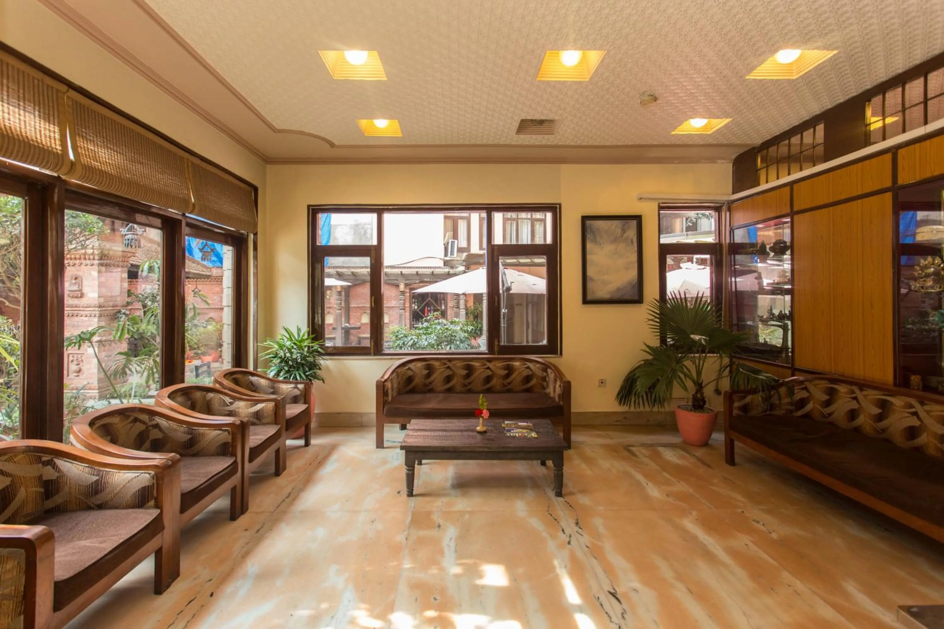 Lobby or reception in Hotel Marshyangdi