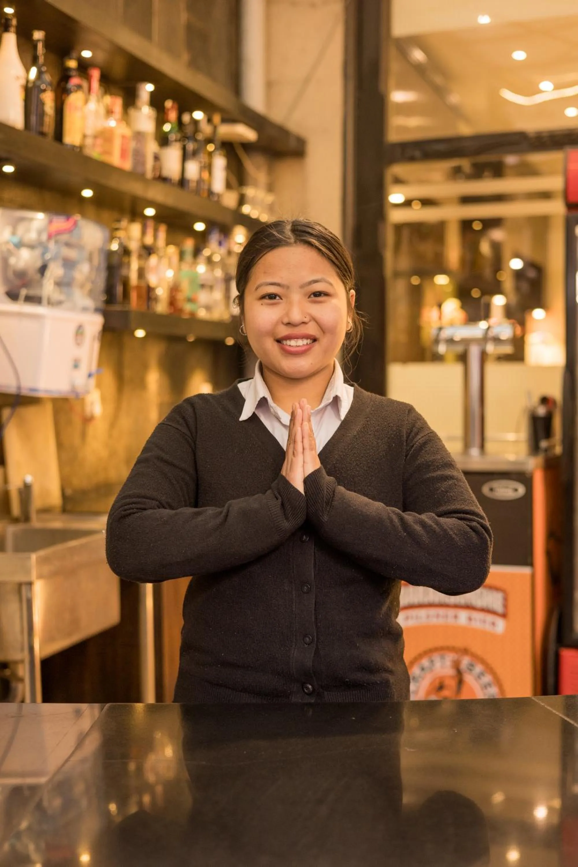 Lounge or bar in Hotel Marshyangdi