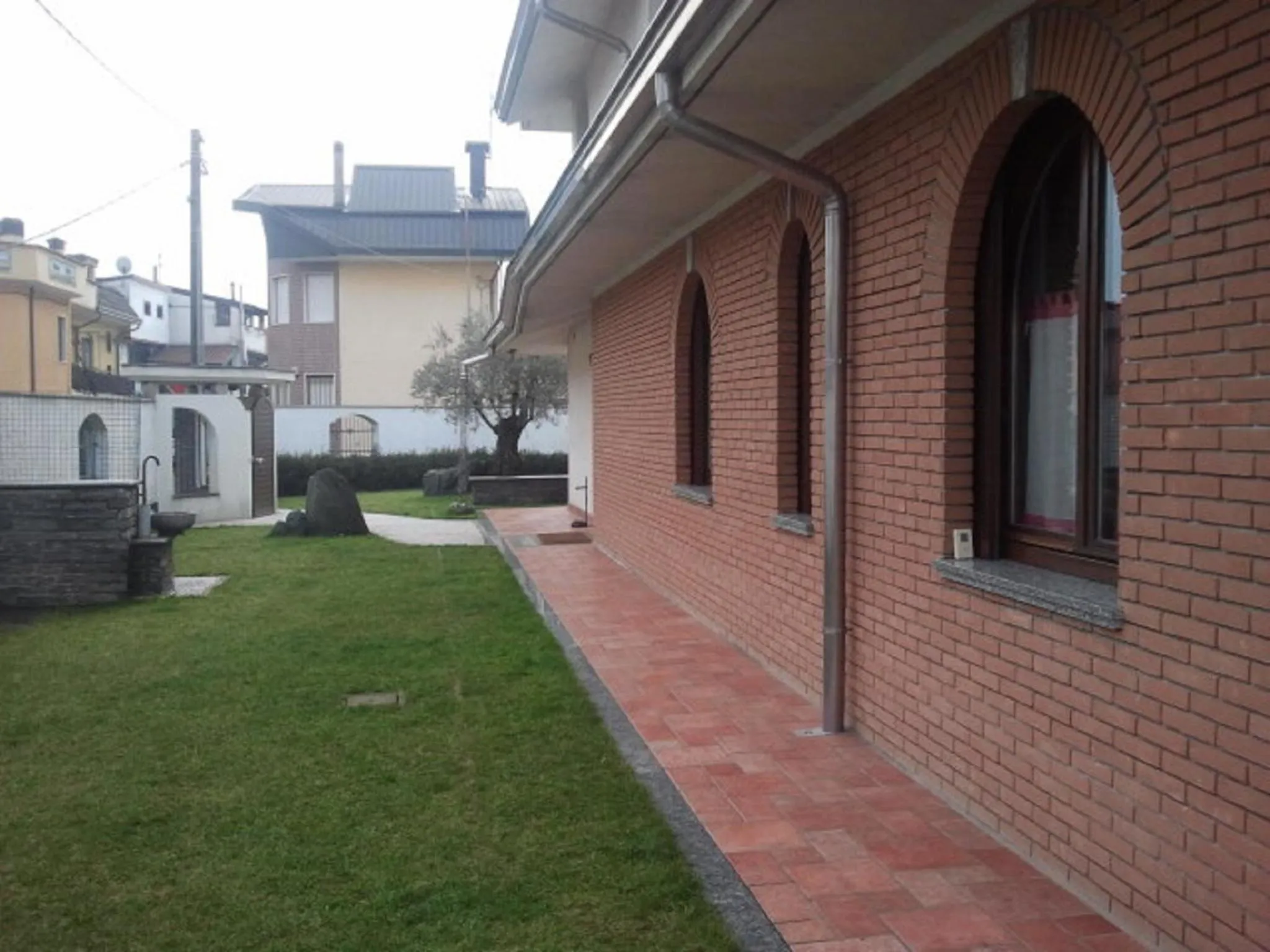 Garden view in Crespi House