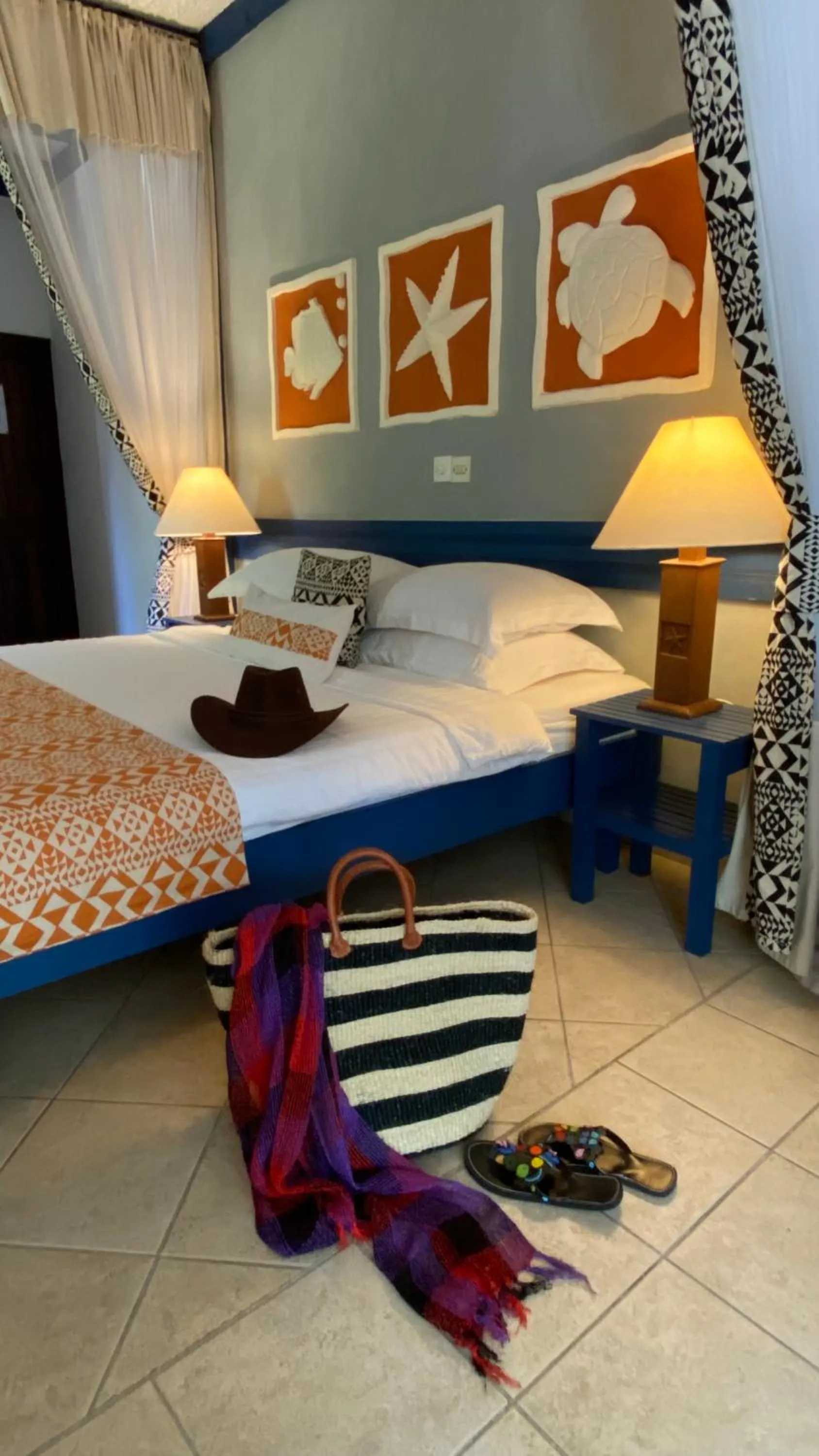 Bed in Pinewood Beach Resort and Spa