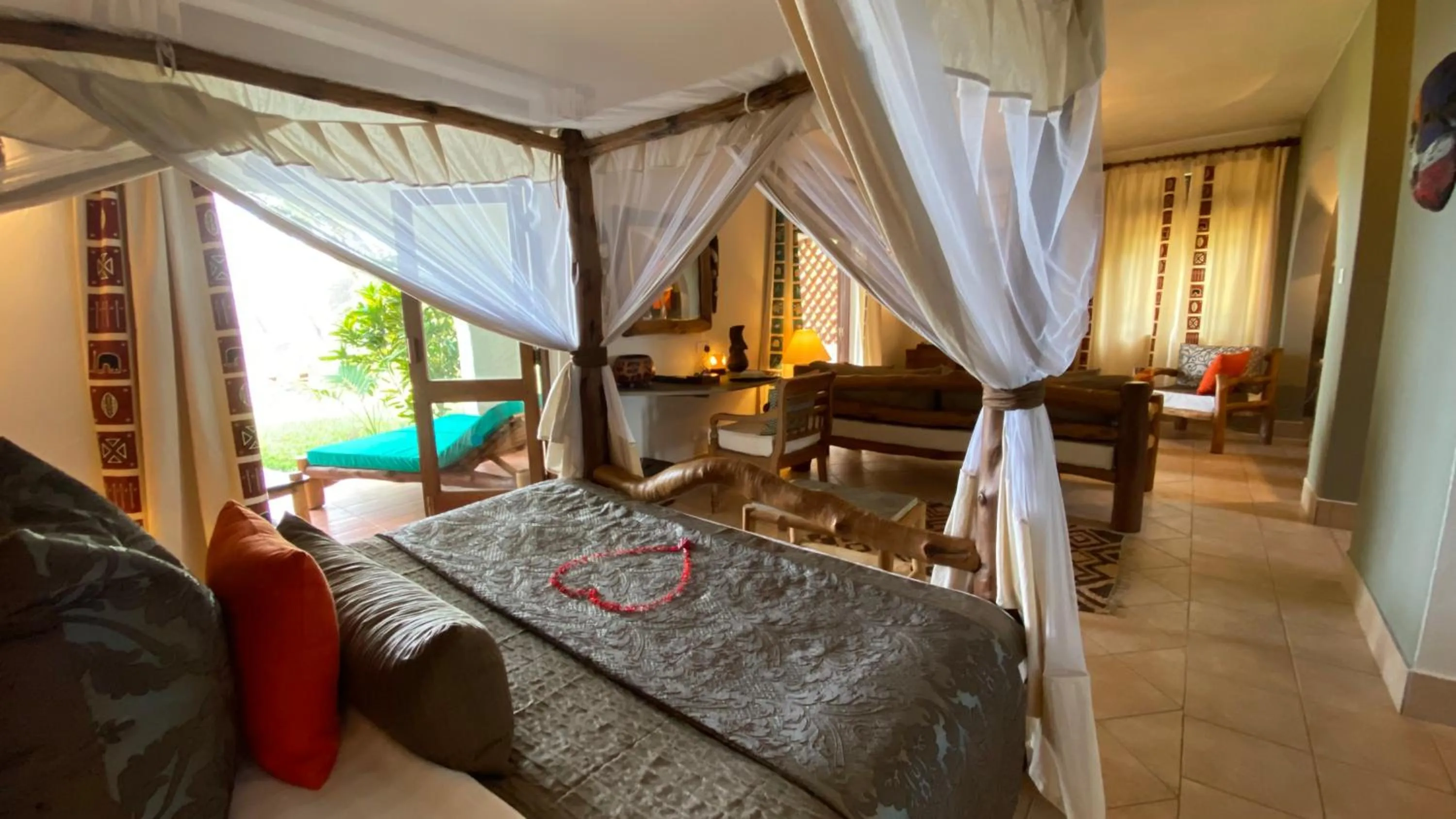 Bed in Pinewood Beach Resort and Spa