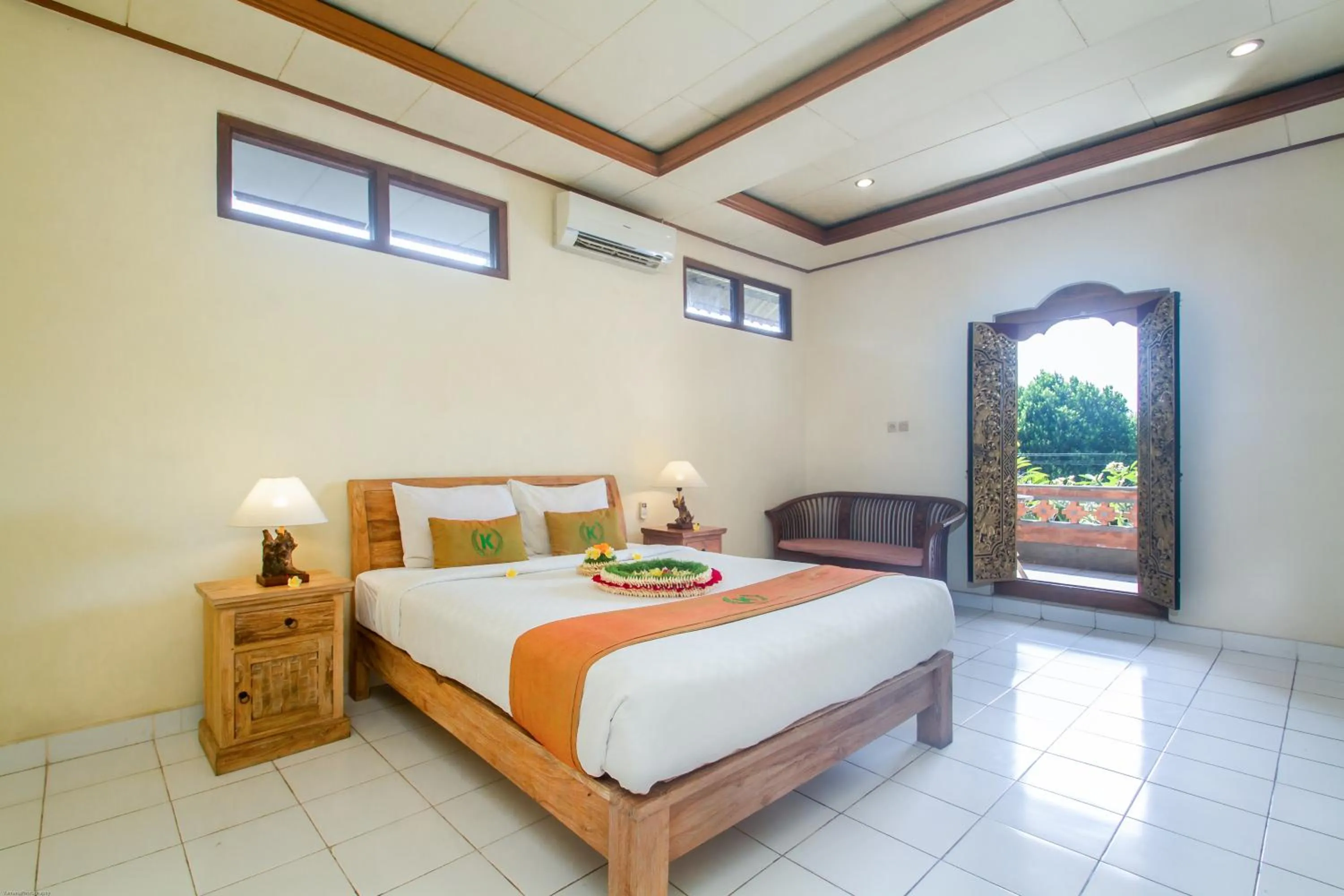 Bed in KUDESA Homestay by Pramana Villas