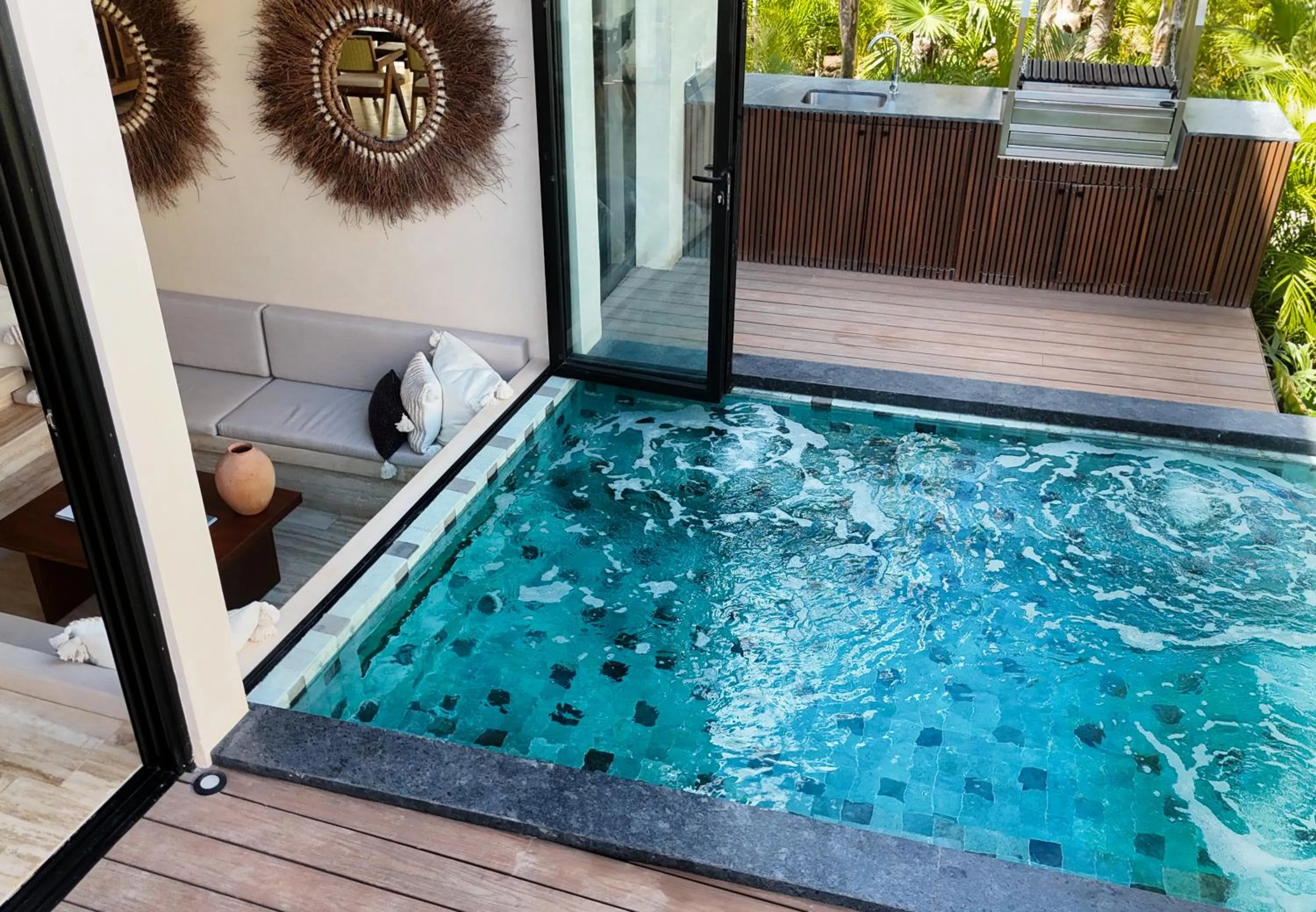 Swimming pool in Trobbu Boutique Collection Tulum - All inclusive