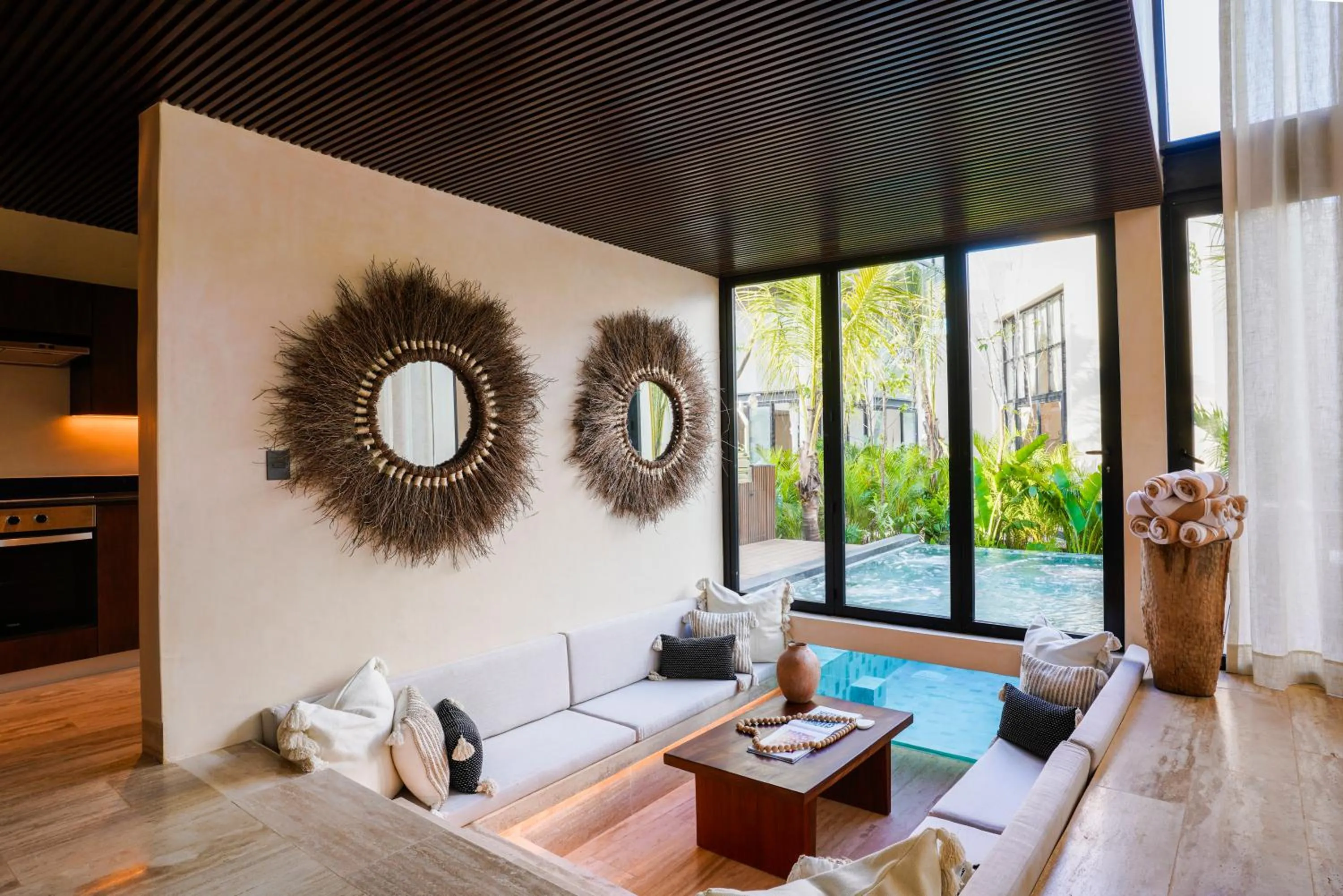 Living room in Trobbu Boutique Collection Tulum - All inclusive