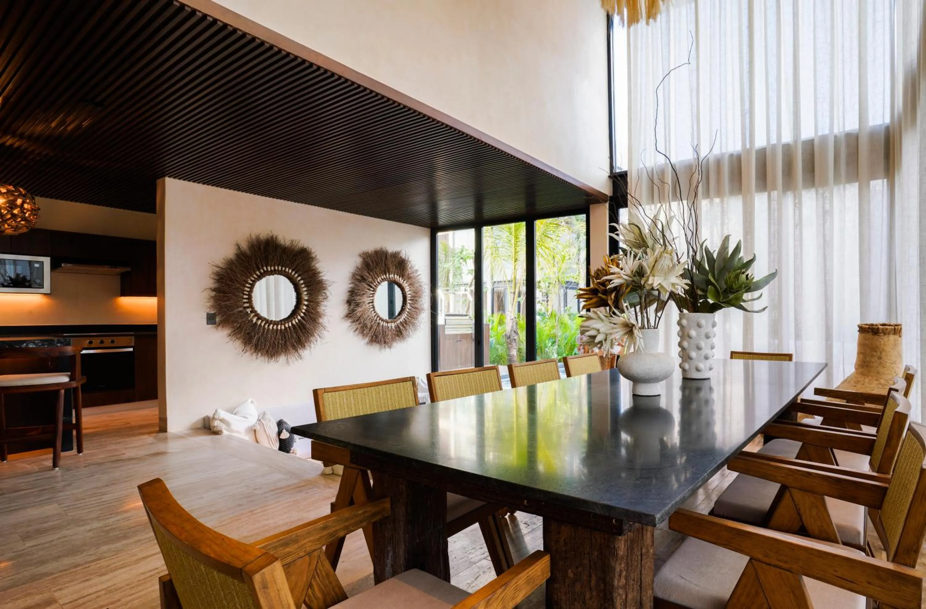 Dining area in Trobbu Boutique Collection Tulum - All inclusive