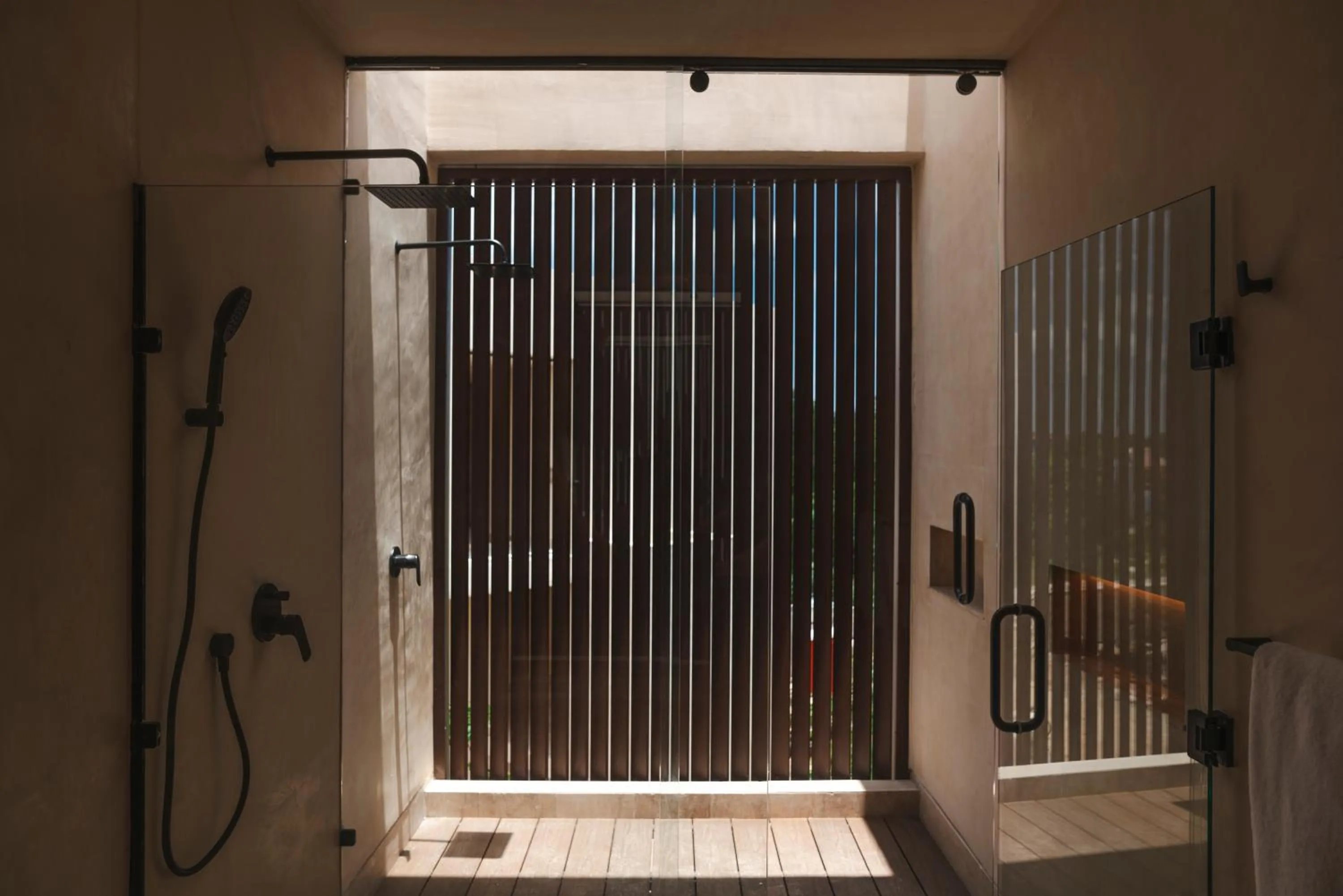 Shower in Trobbu Boutique Collection Tulum - All inclusive
