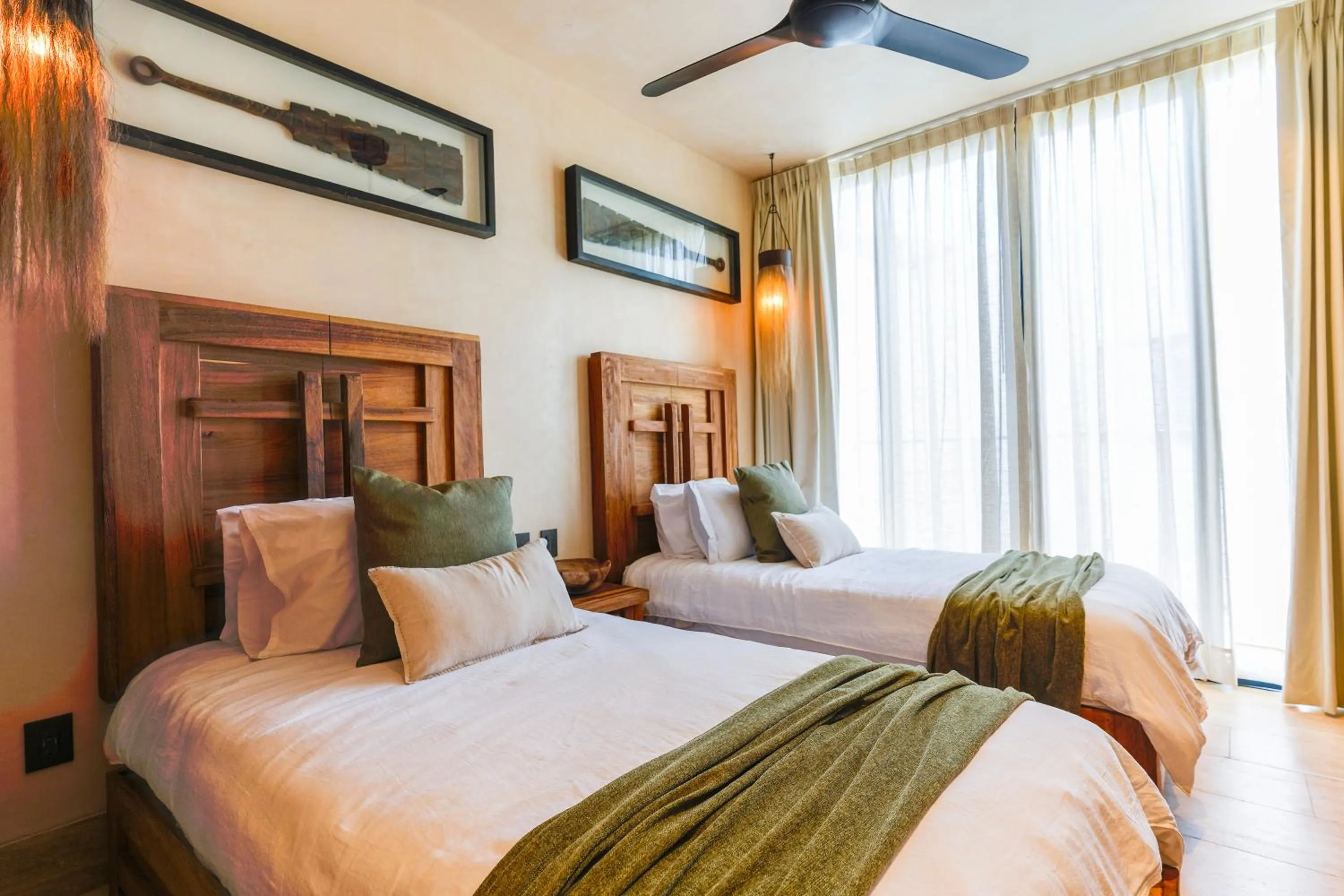 Decorative detail, Bed in Trobbu Boutique Collection Tulum - All inclusive