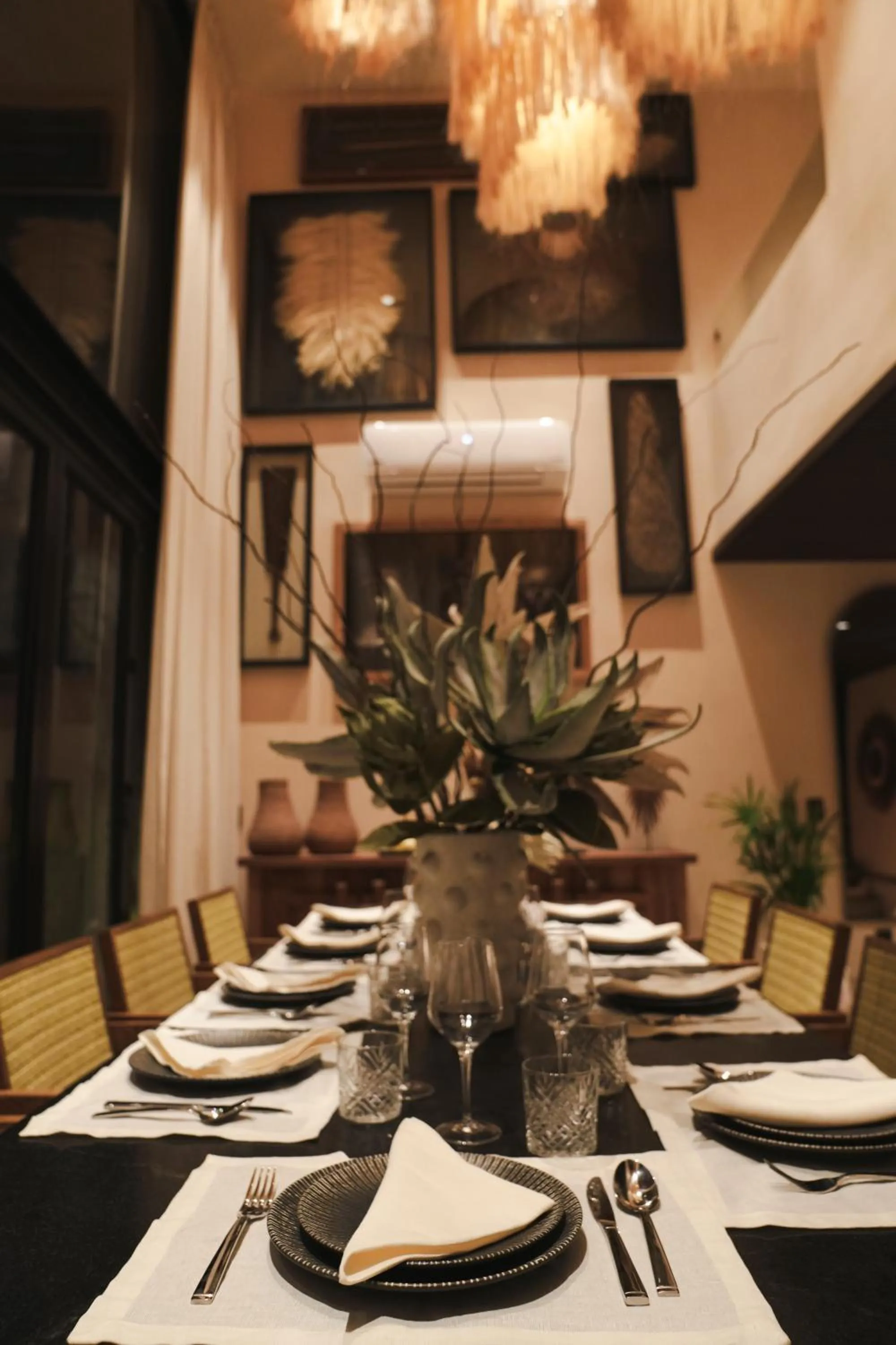 Dining area in Trobbu Boutique Collection Tulum - All inclusive