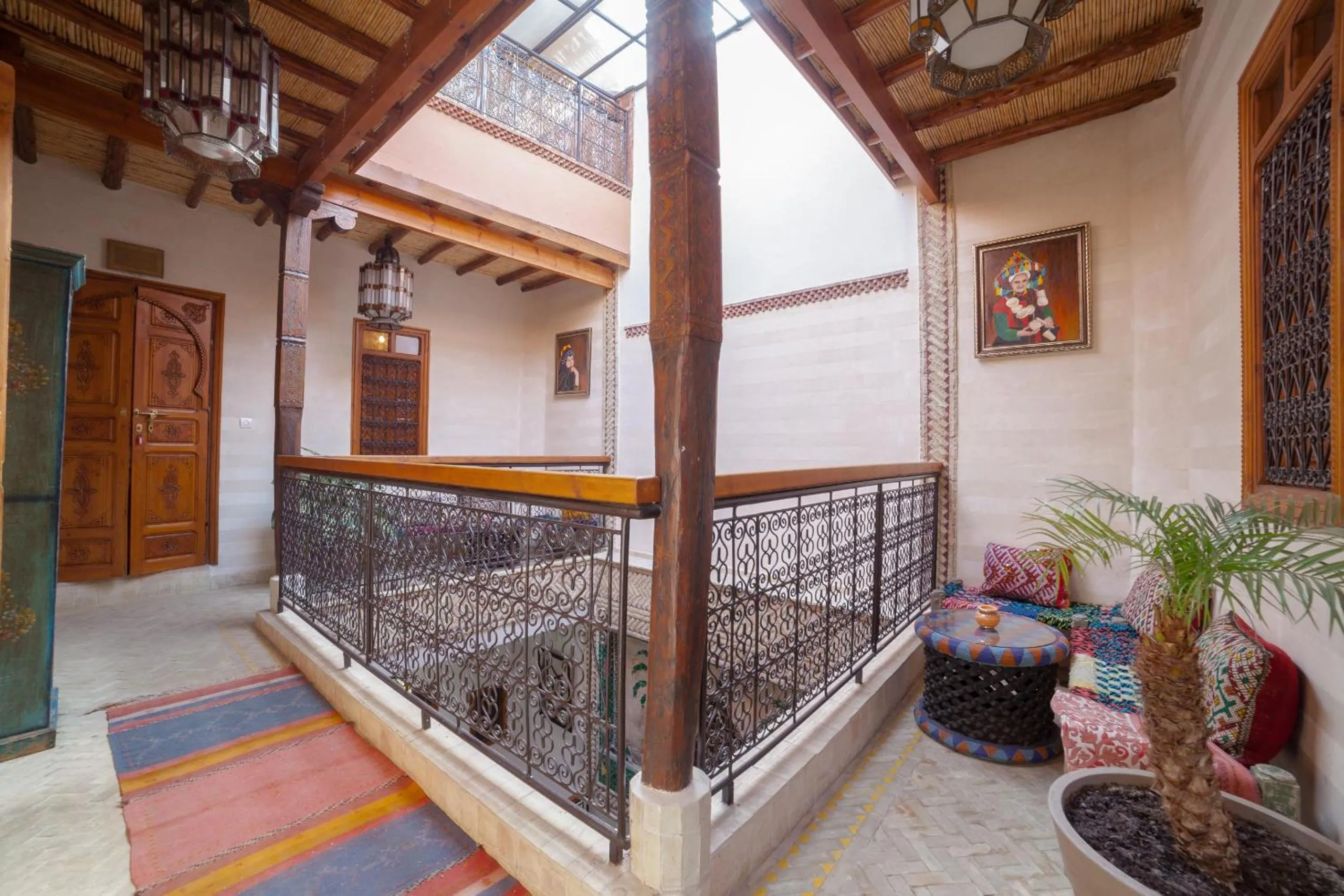 Patio in Riad Ikalimo 1