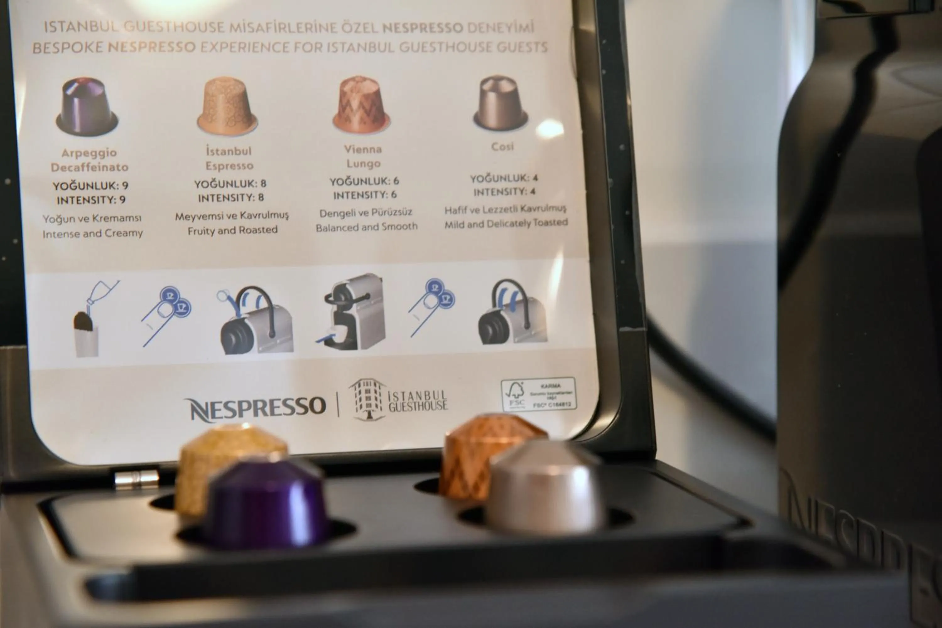 Coffee/tea facilities in İstanbul Guesthouse