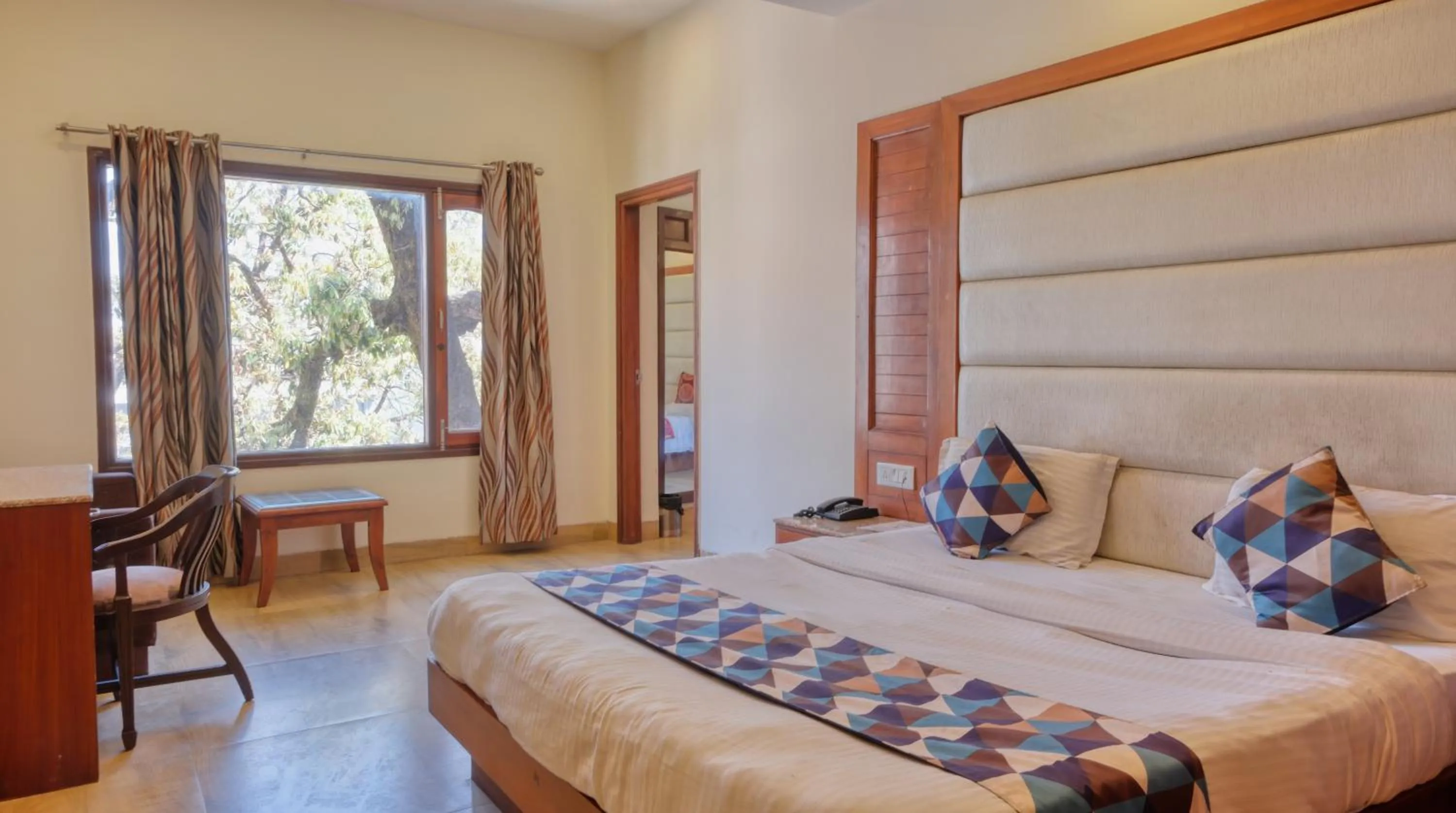 Bed in Basera Hotel, Mall Road