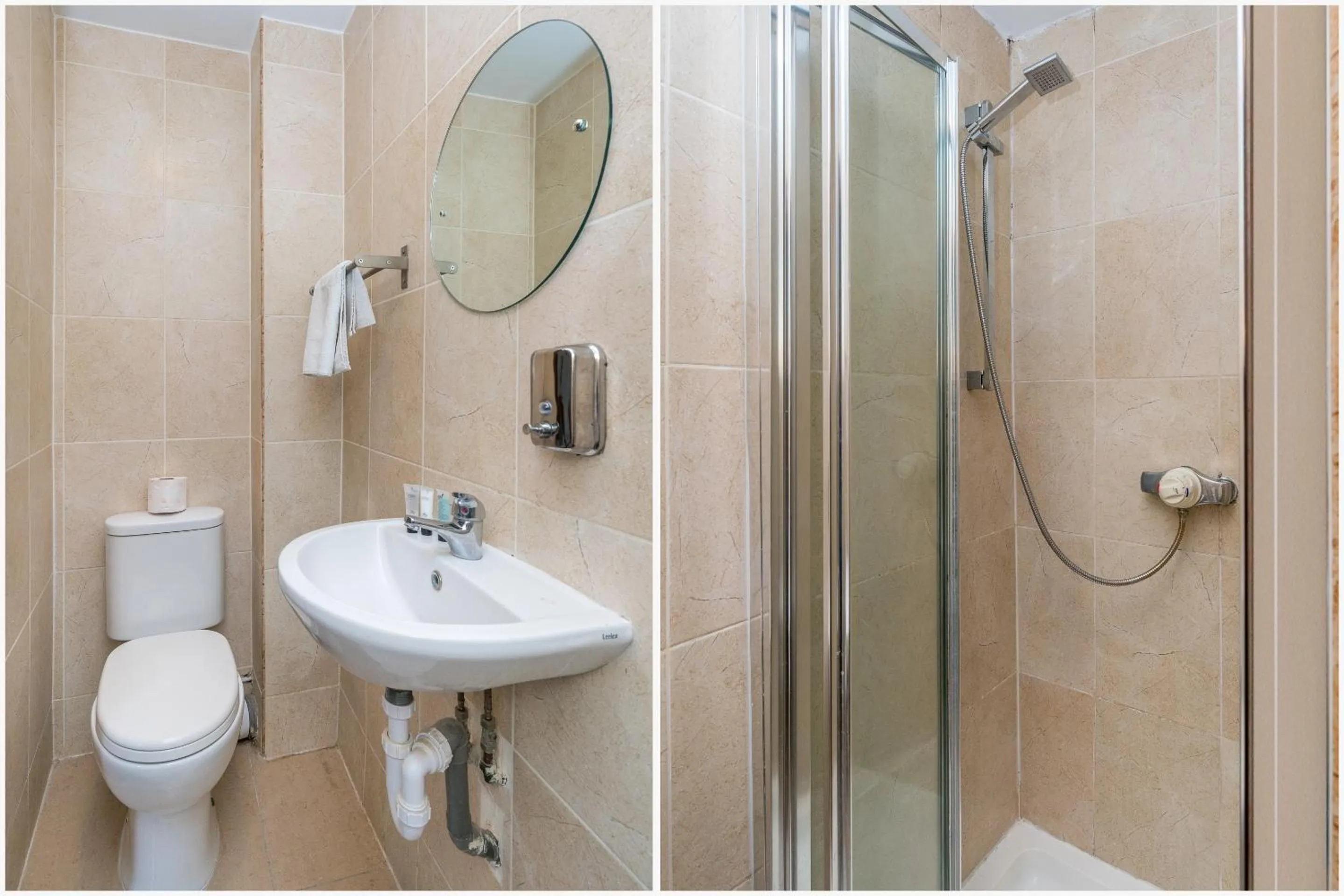 Bedroom in Abbey Hotel, London Shepherd's Bush Market