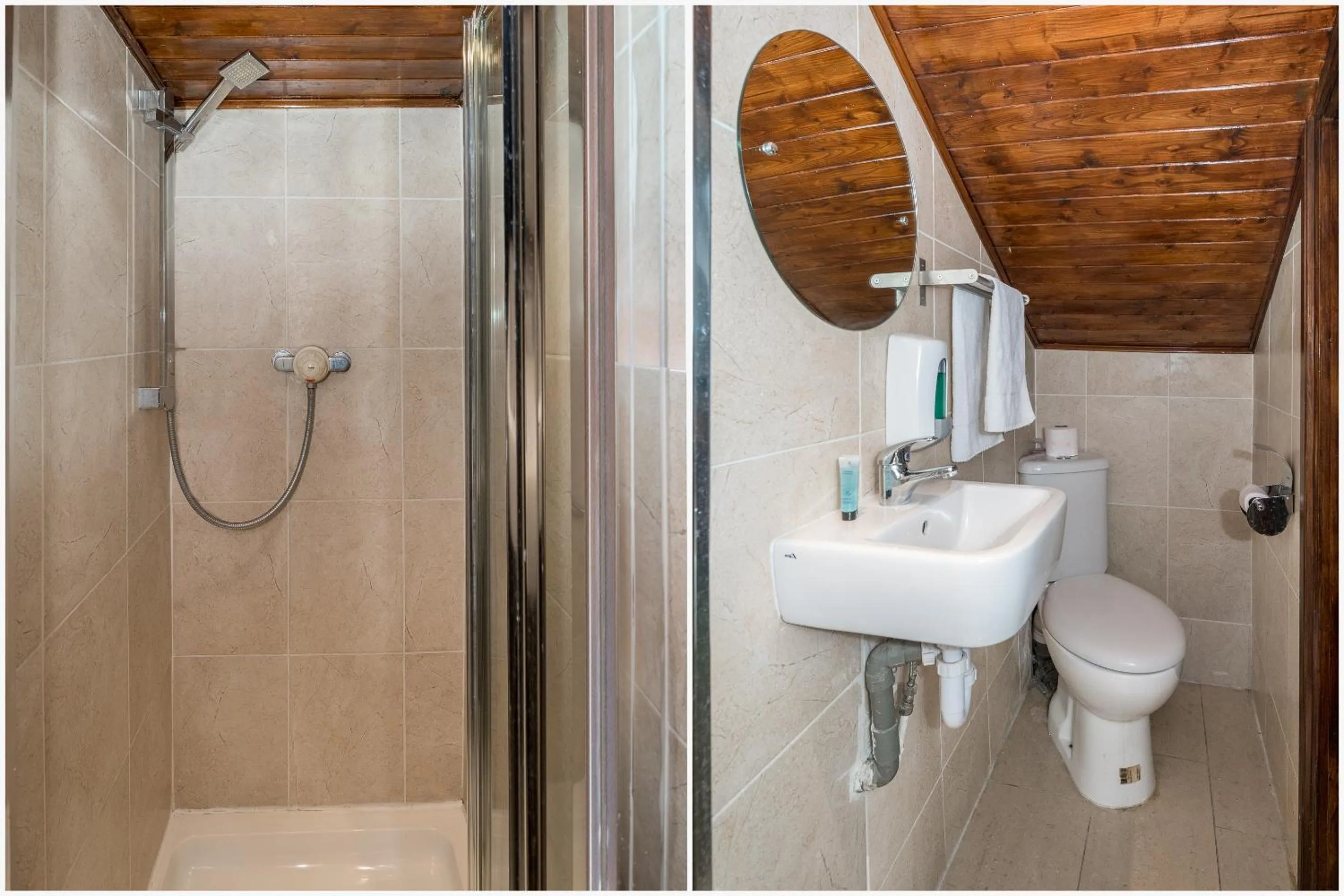 Bathroom in Abbey Hotel, London Shepherd's Bush Market