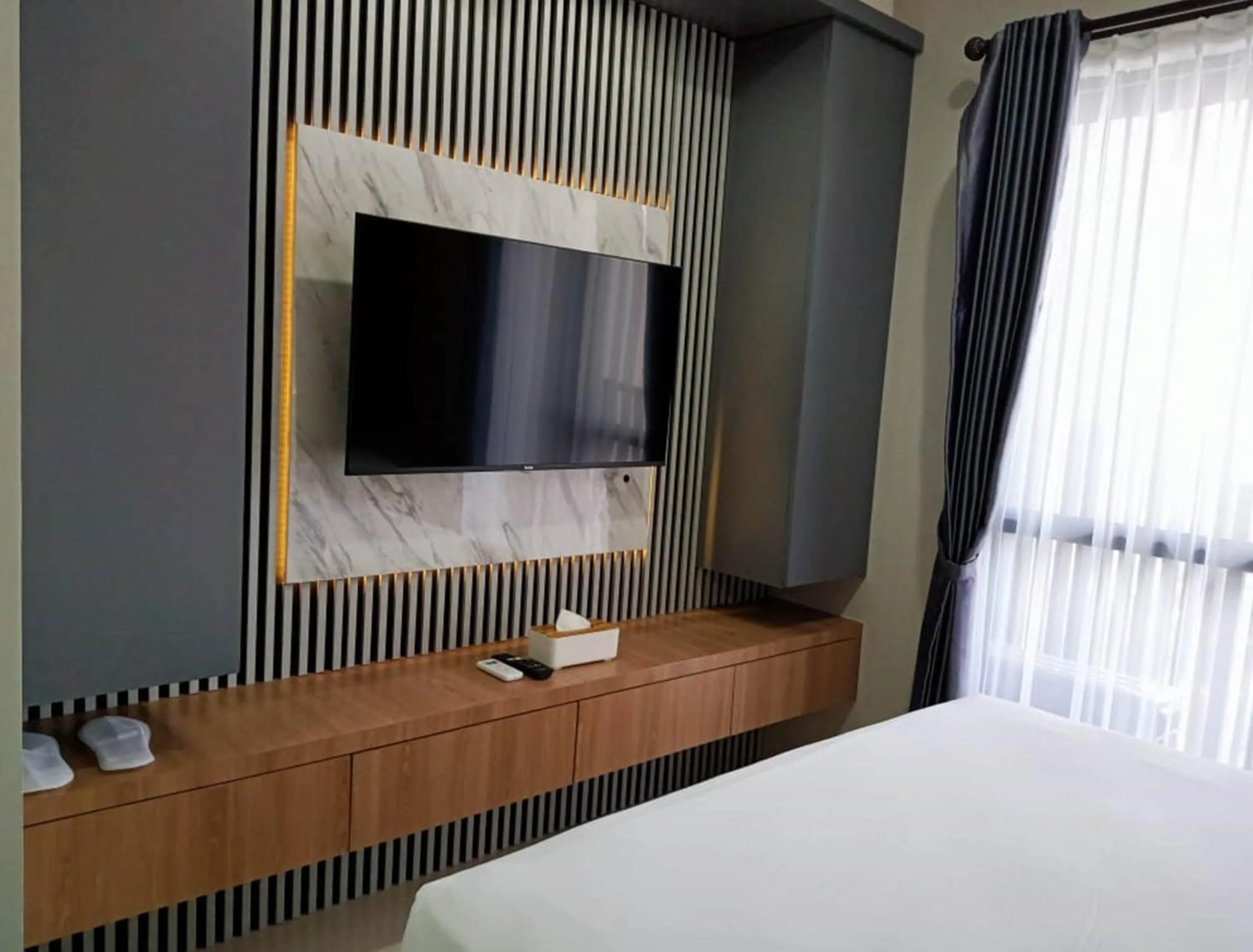 Bed in The Cozy Rooms at The Ayoma Residence, BSD Serpong