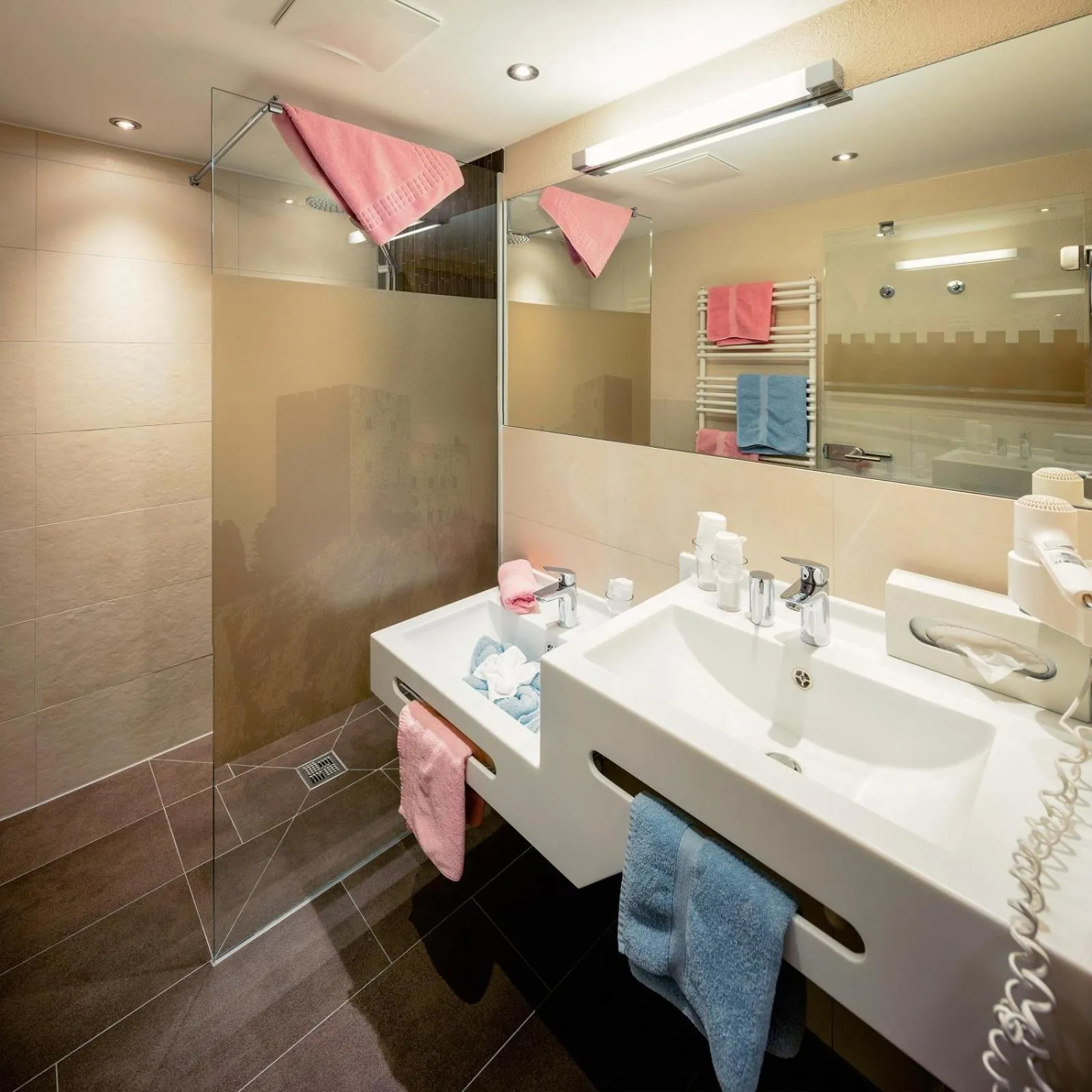 Bathroom in Kinderhotel Laderhof