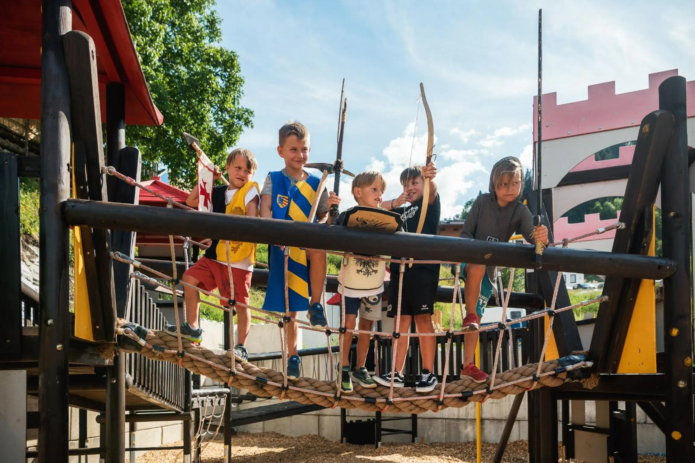 Children play ground in Kinderhotel Laderhof