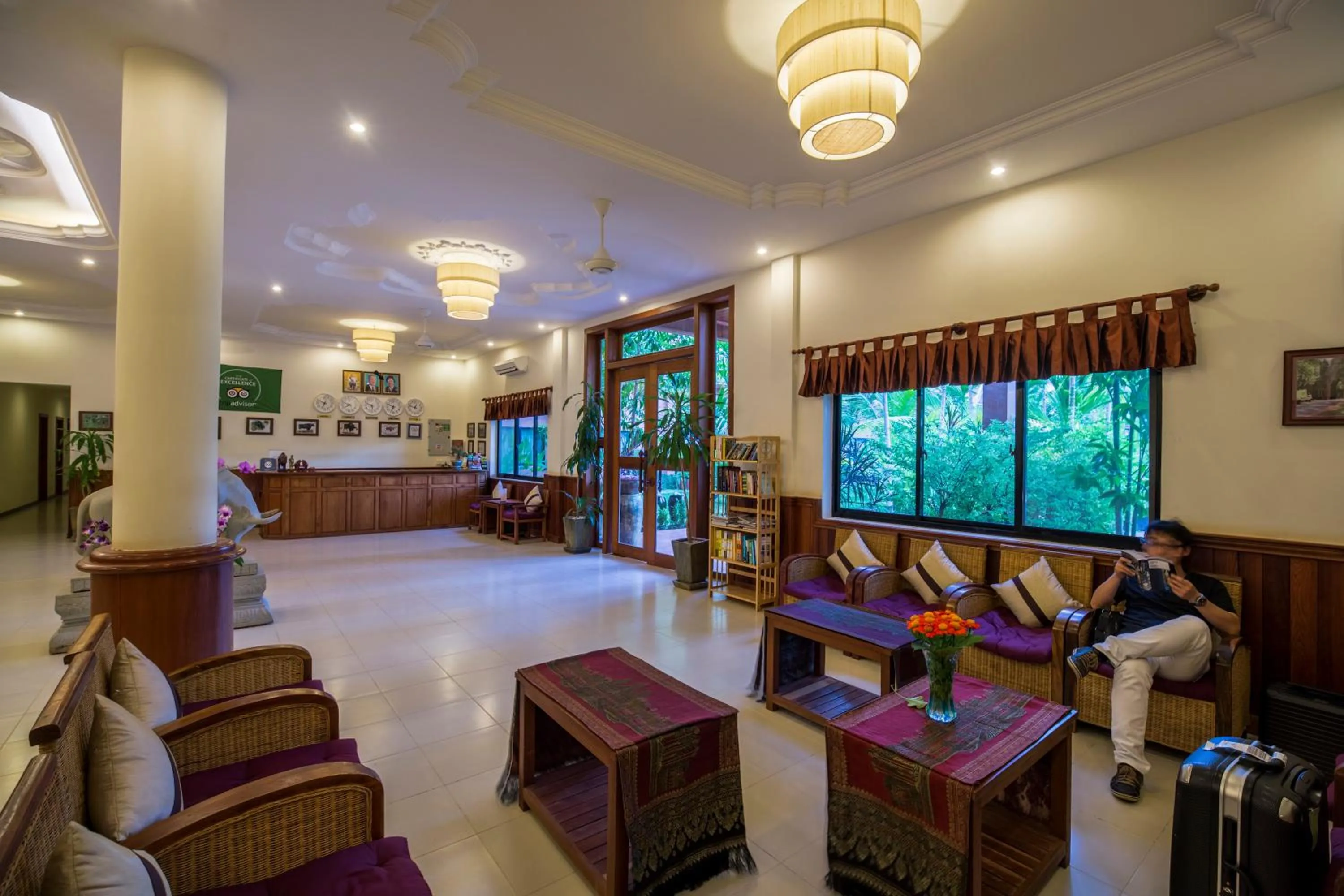 Lobby or reception in Kouprey Hotel