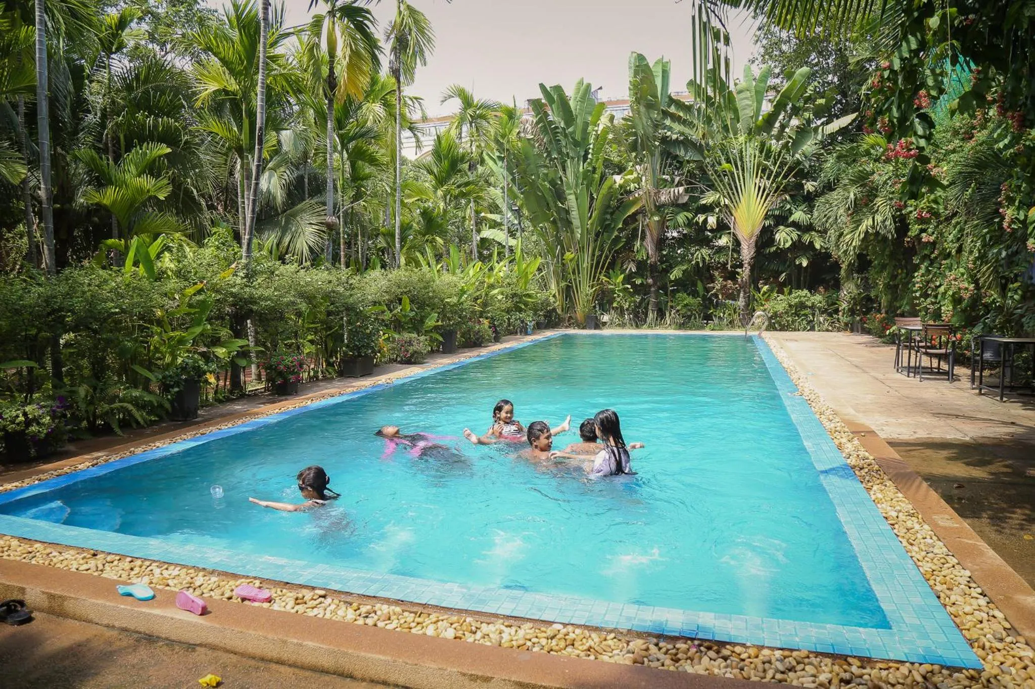 Swimming pool in Kouprey Hotel