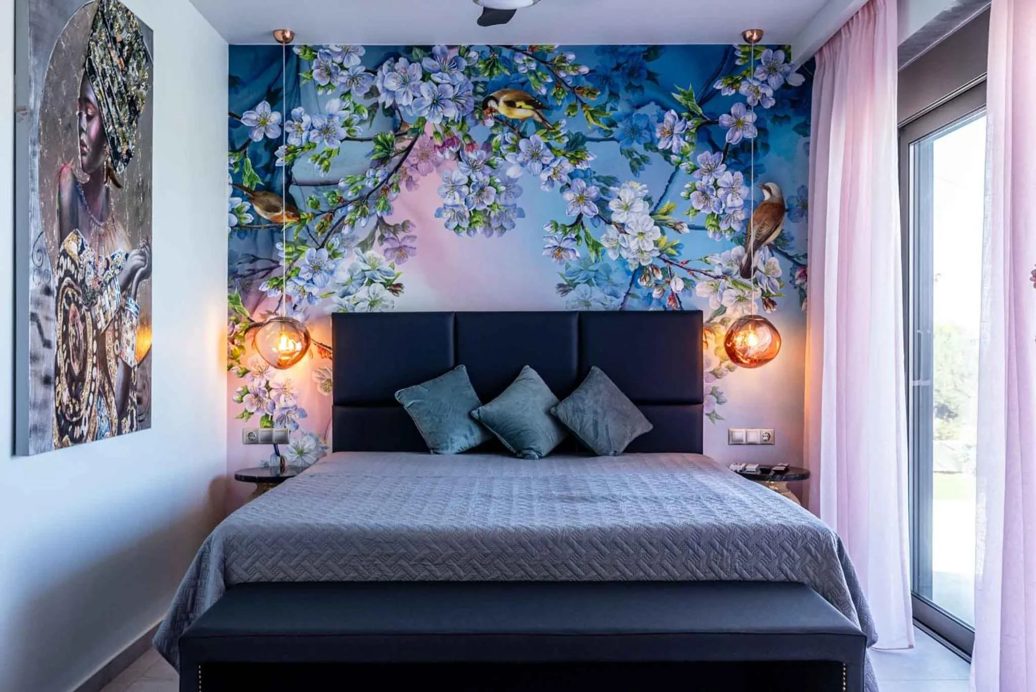 Bed in La Rêve Luxury Apartments with Private Jacuzzi