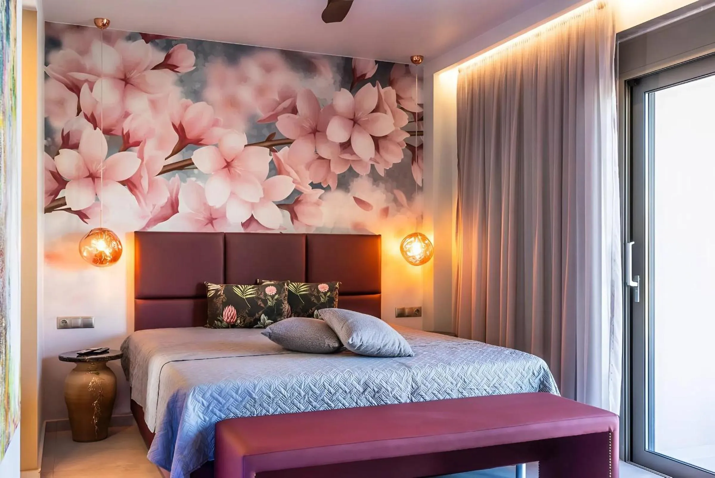 Bedroom, Bed in La Rêve Luxury Apartments with Private Jacuzzi