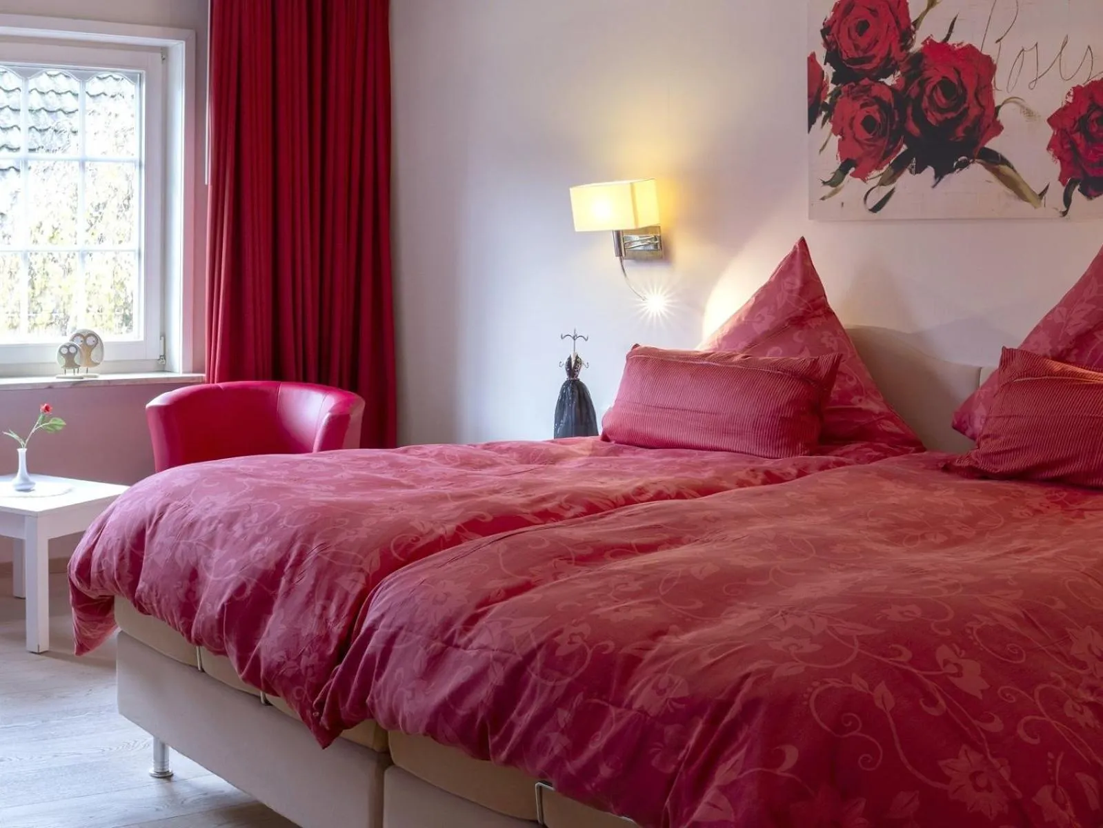 Bed in Landhaus Zum Heidewanderer mit THERMEplus