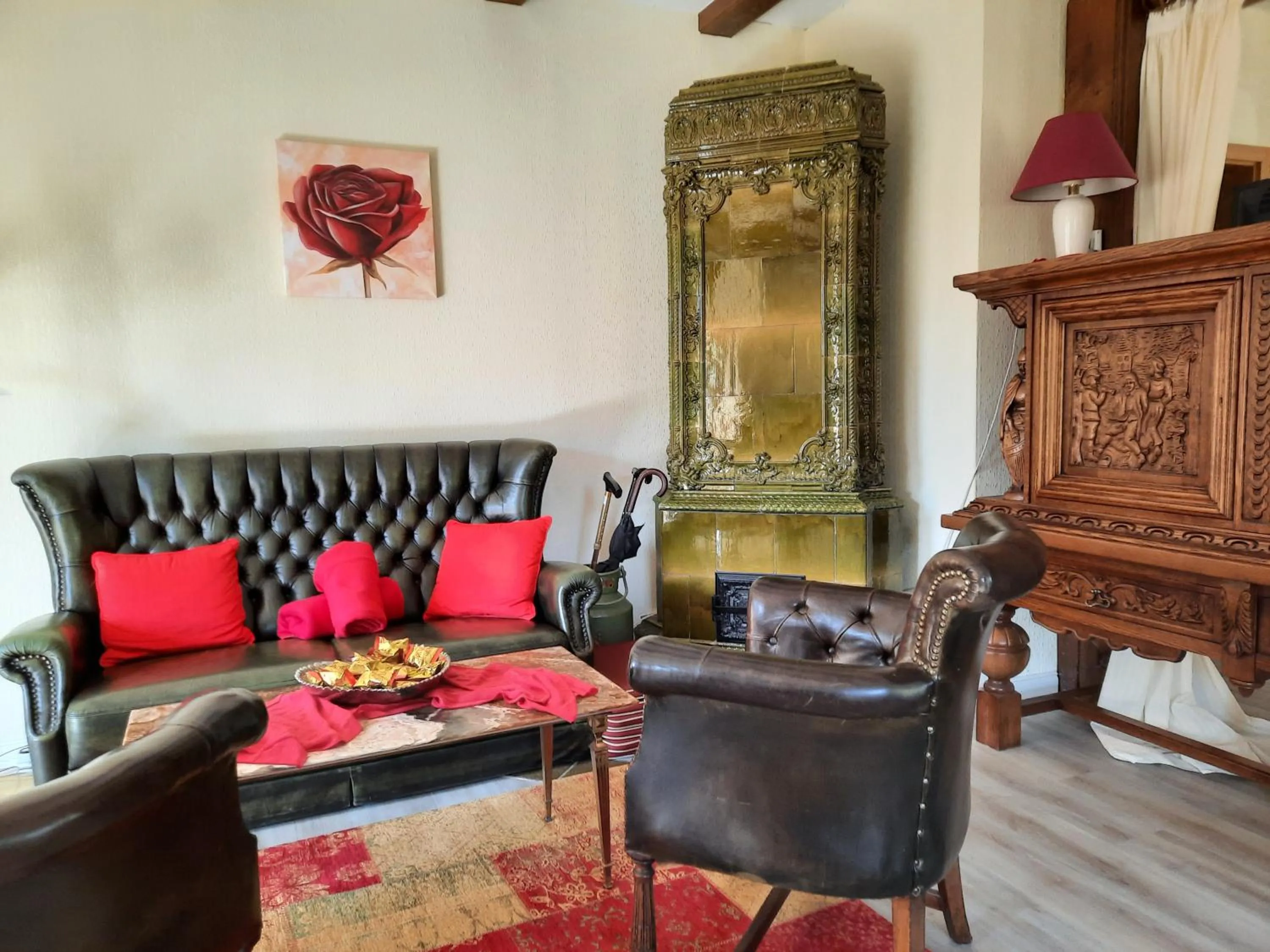 Seating area in Landhaus Zum Heidewanderer mit THERMEplus