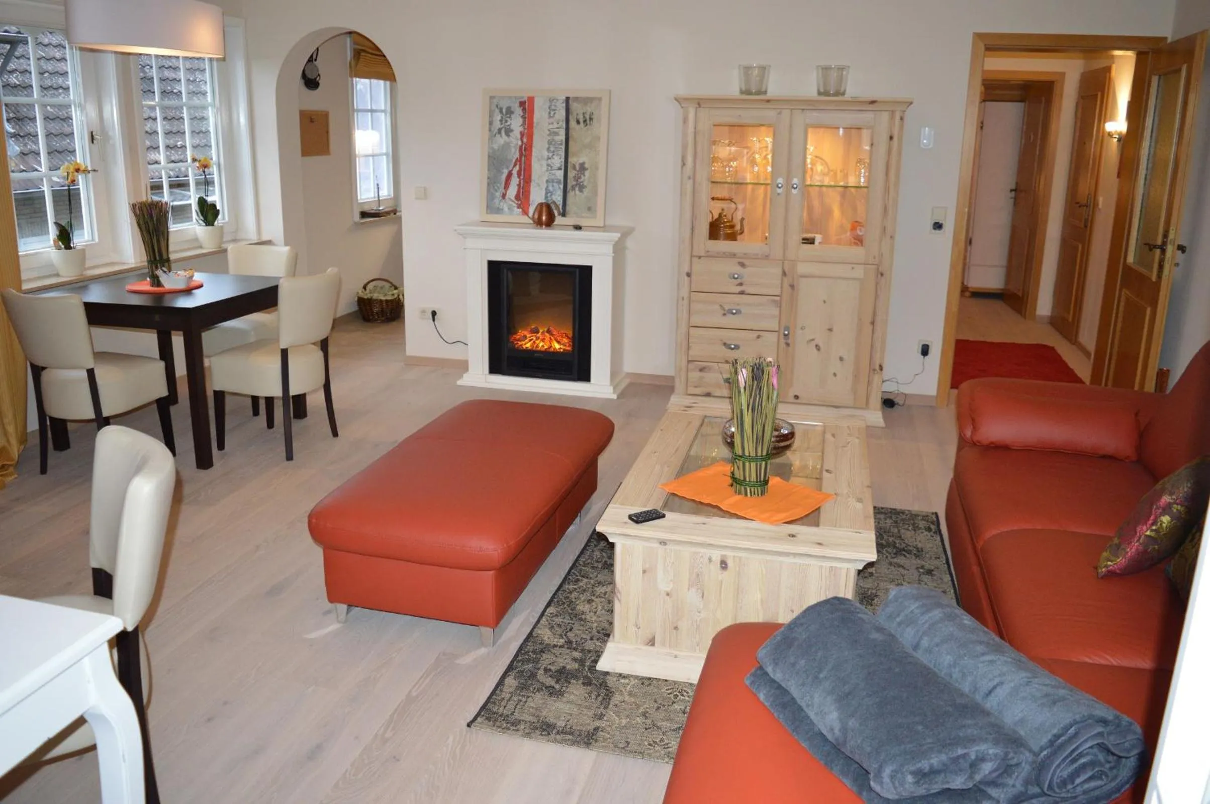 Living room in Landhaus Zum Heidewanderer mit THERMEplus