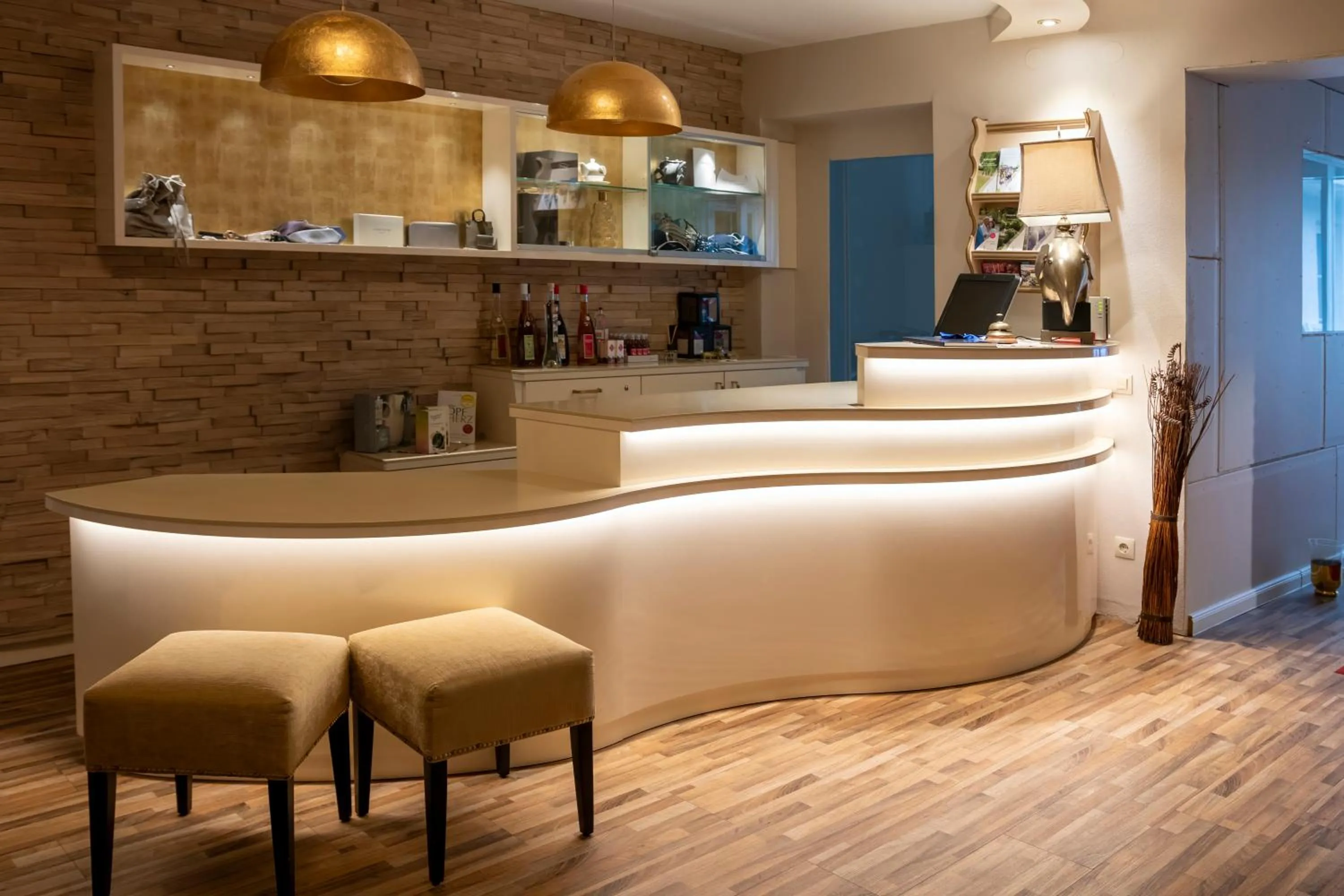 Lobby or reception in Landhaus Zum Heidewanderer mit THERMEplus