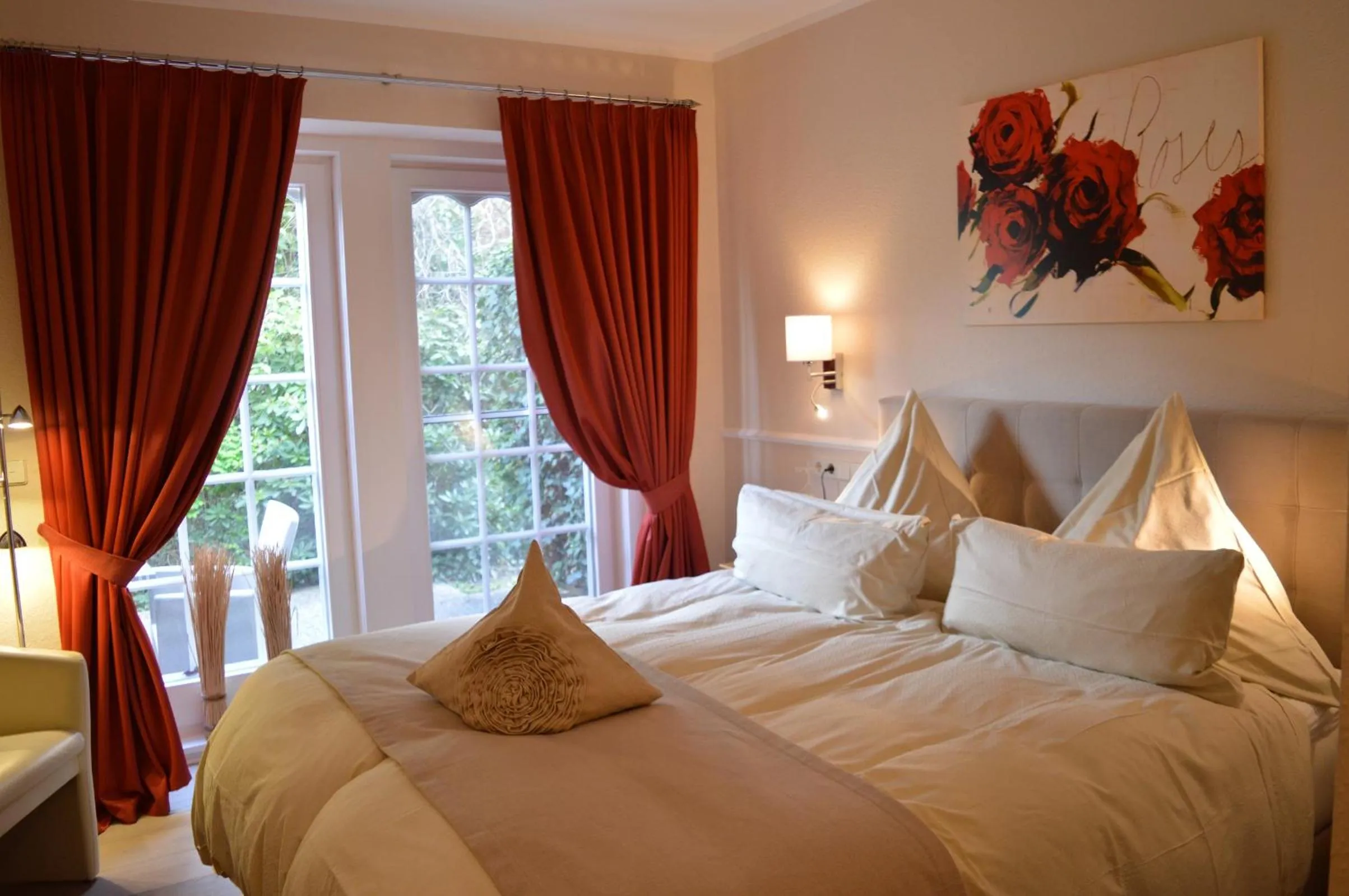 Photo of the whole room, Bed in Landhaus Zum Heidewanderer mit THERMEplus