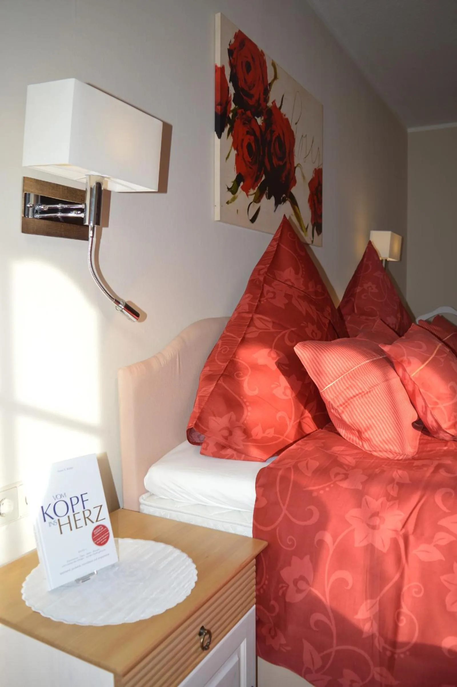 Bed in Landhaus Zum Heidewanderer mit THERMEplus