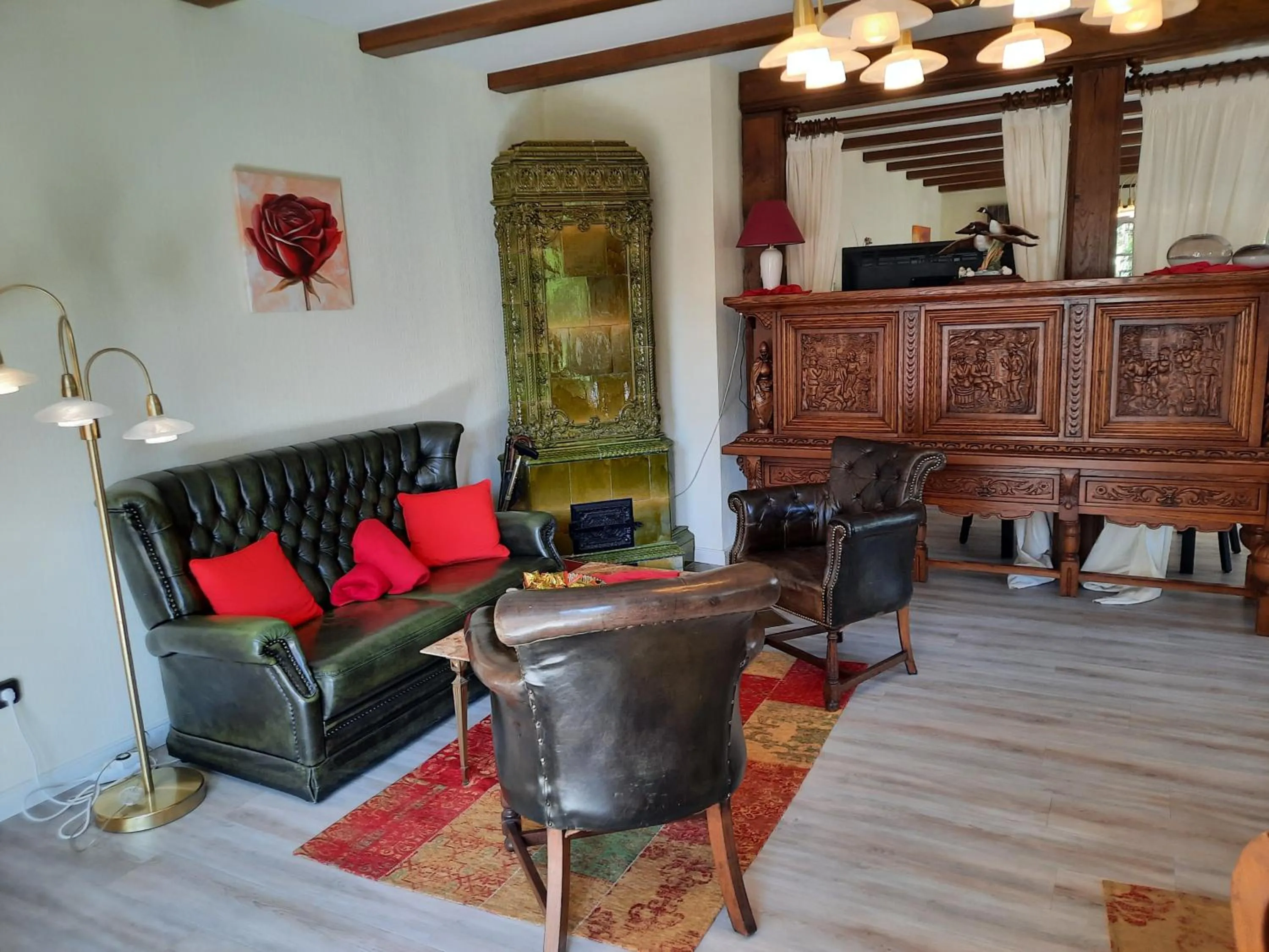 Seating area in Landhaus Zum Heidewanderer mit THERMEplus