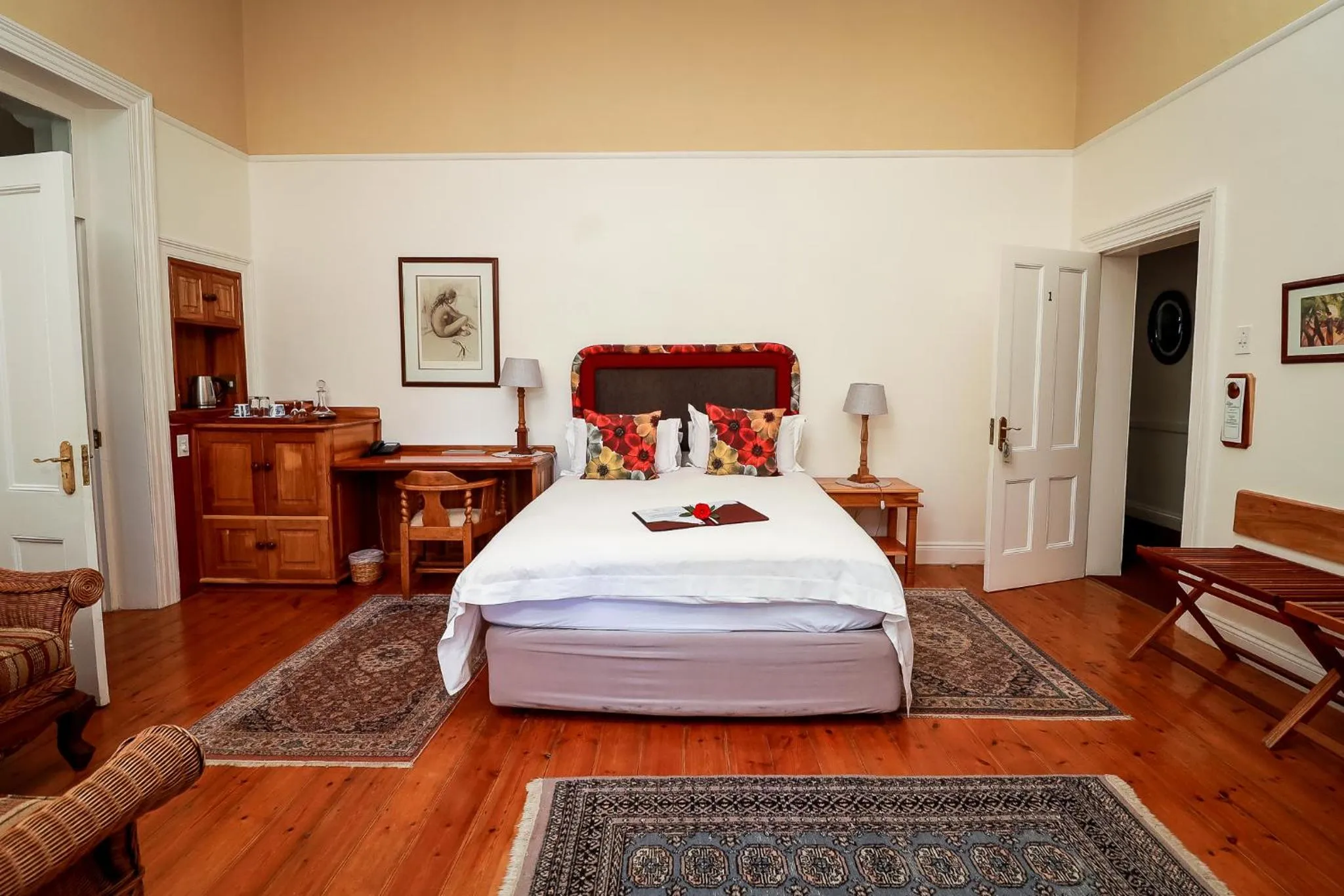 Bedroom, Bed in Altes Landhaus Country Lodge