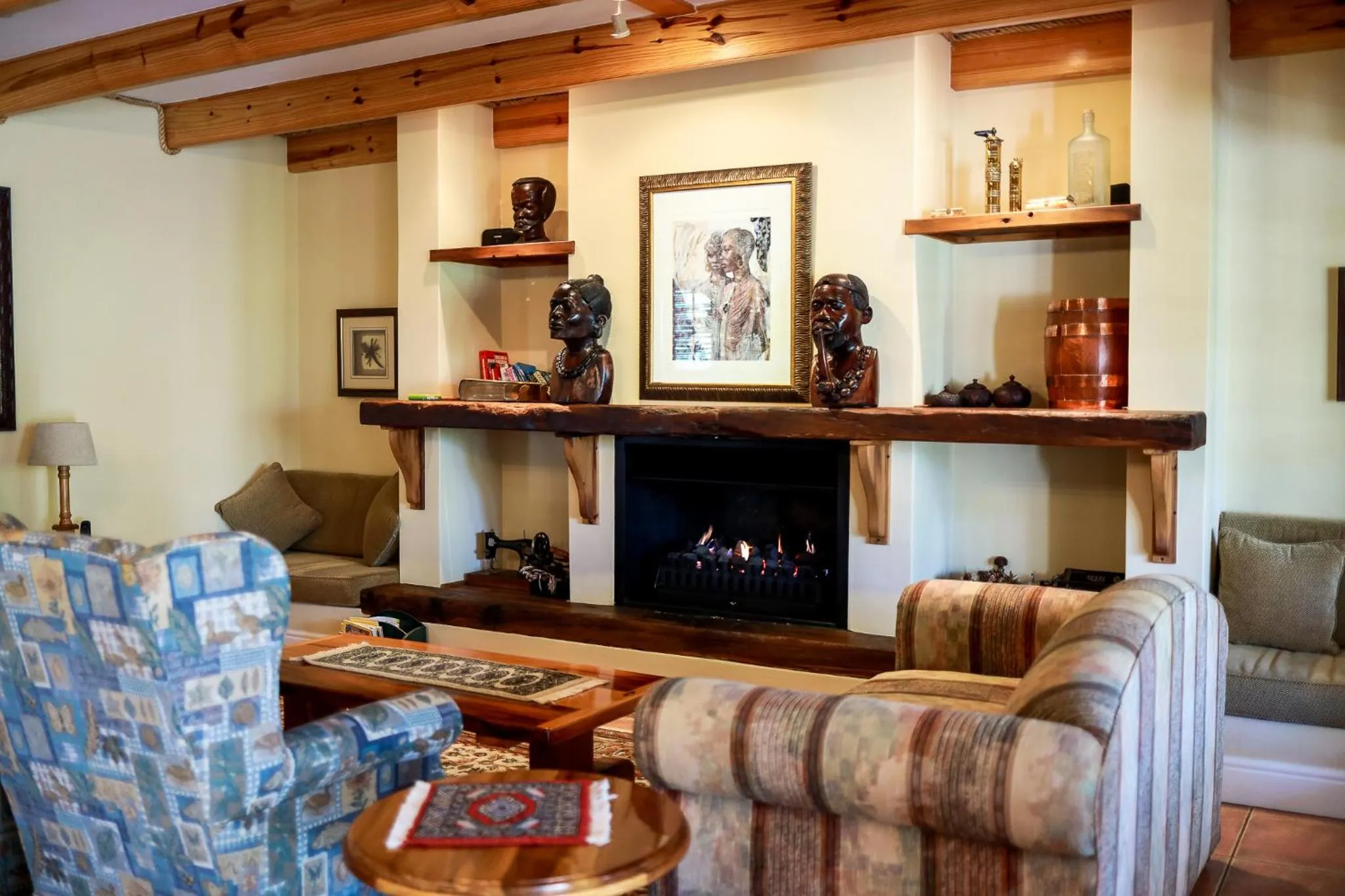 Lounge or bar in Altes Landhaus Country Lodge