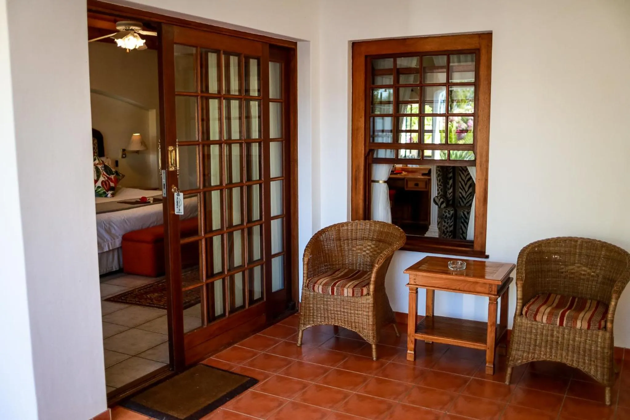 Balcony/Terrace in Altes Landhaus Country Lodge