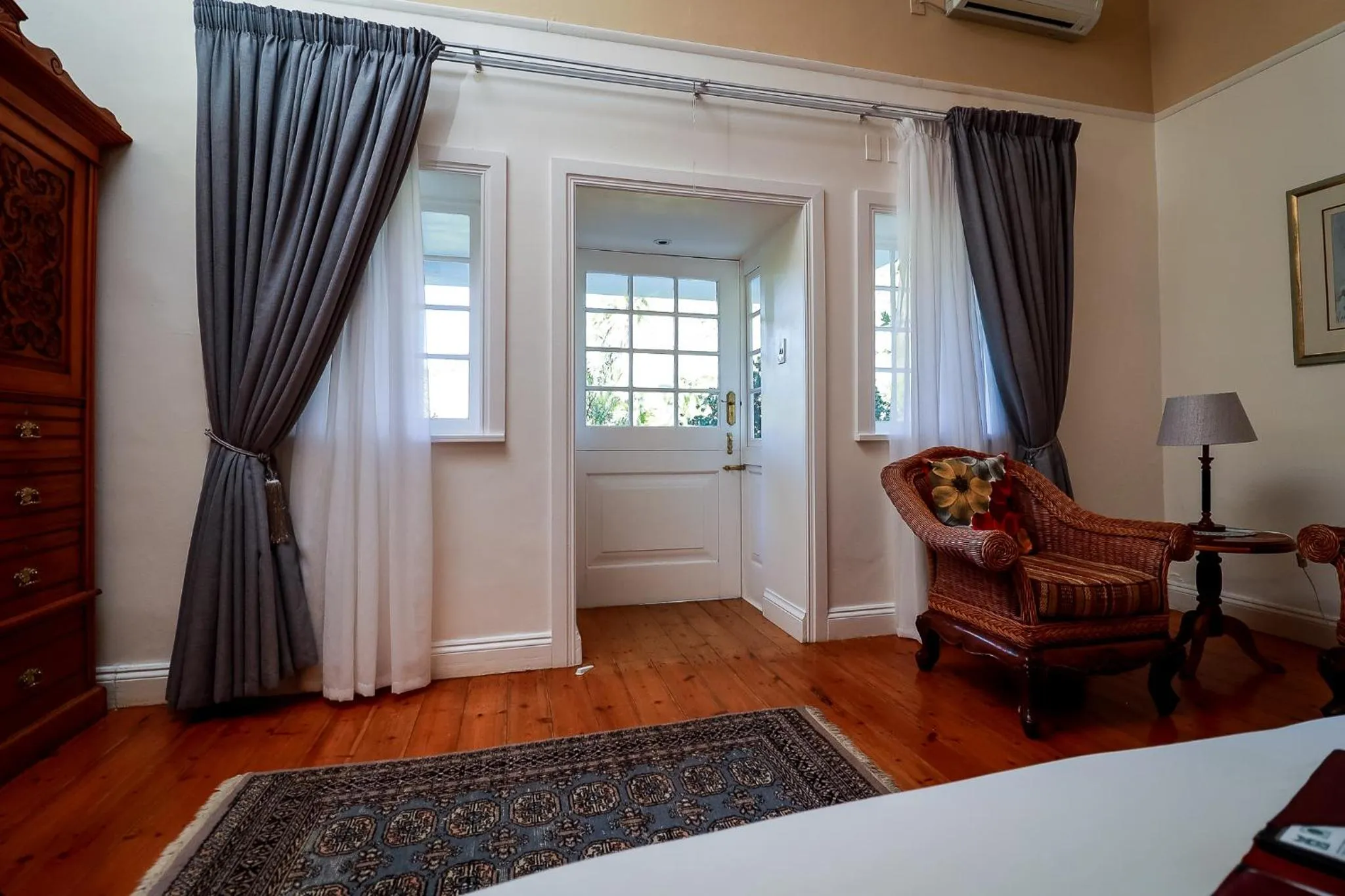 View (from property/room), Bed in Altes Landhaus Country Lodge