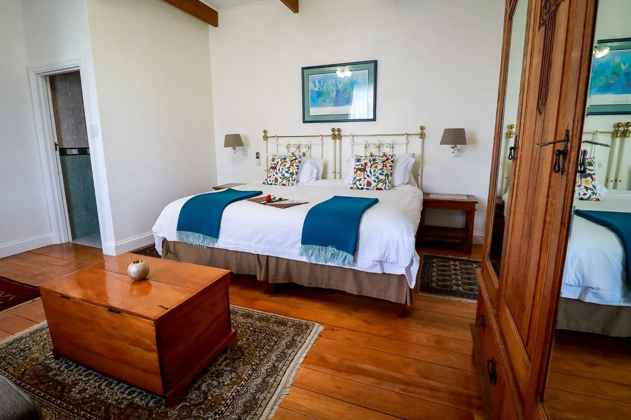 Bedroom, Bed in Altes Landhaus Country Lodge